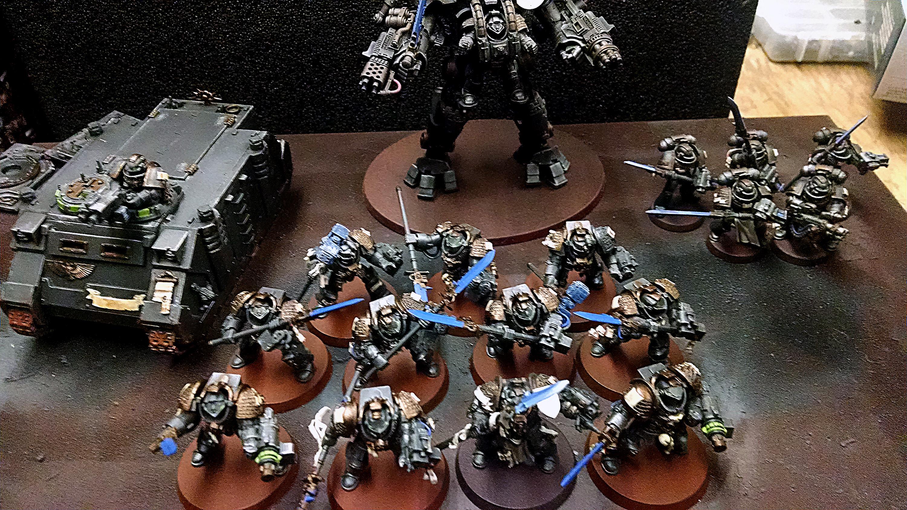 Grey Knights, Grim Reapers, Space Marines