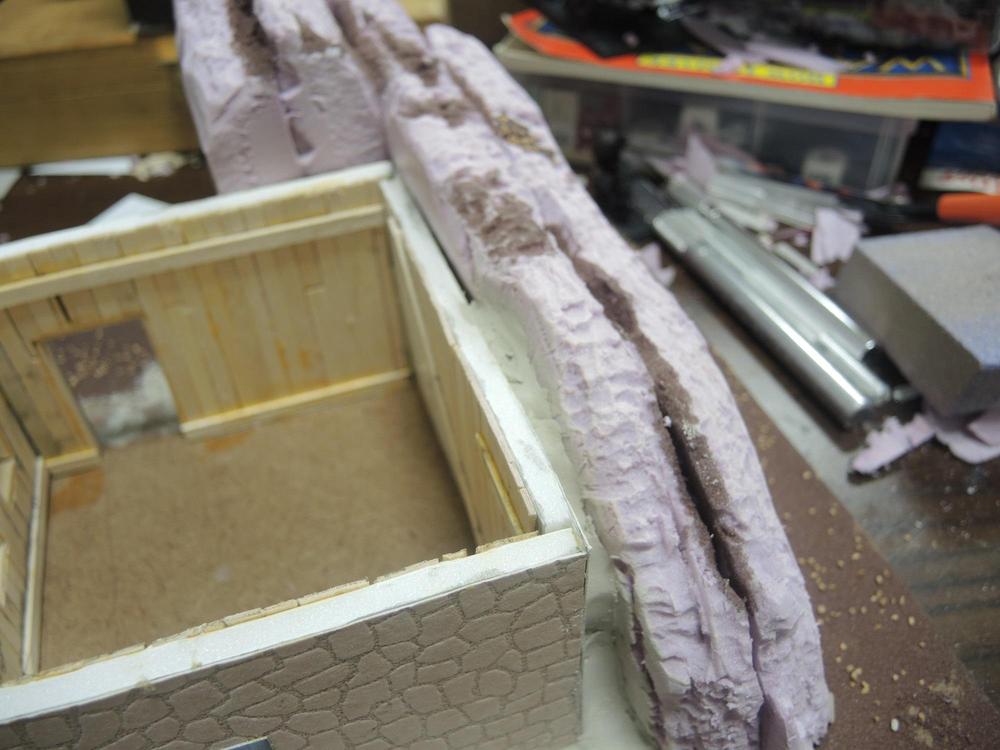 Blue, Commission, Hot Glue, Hotglue, Mesa, Pink, Styrofoam, Terrain, Tutorial, Waaazag, Waazag, Work In Progress