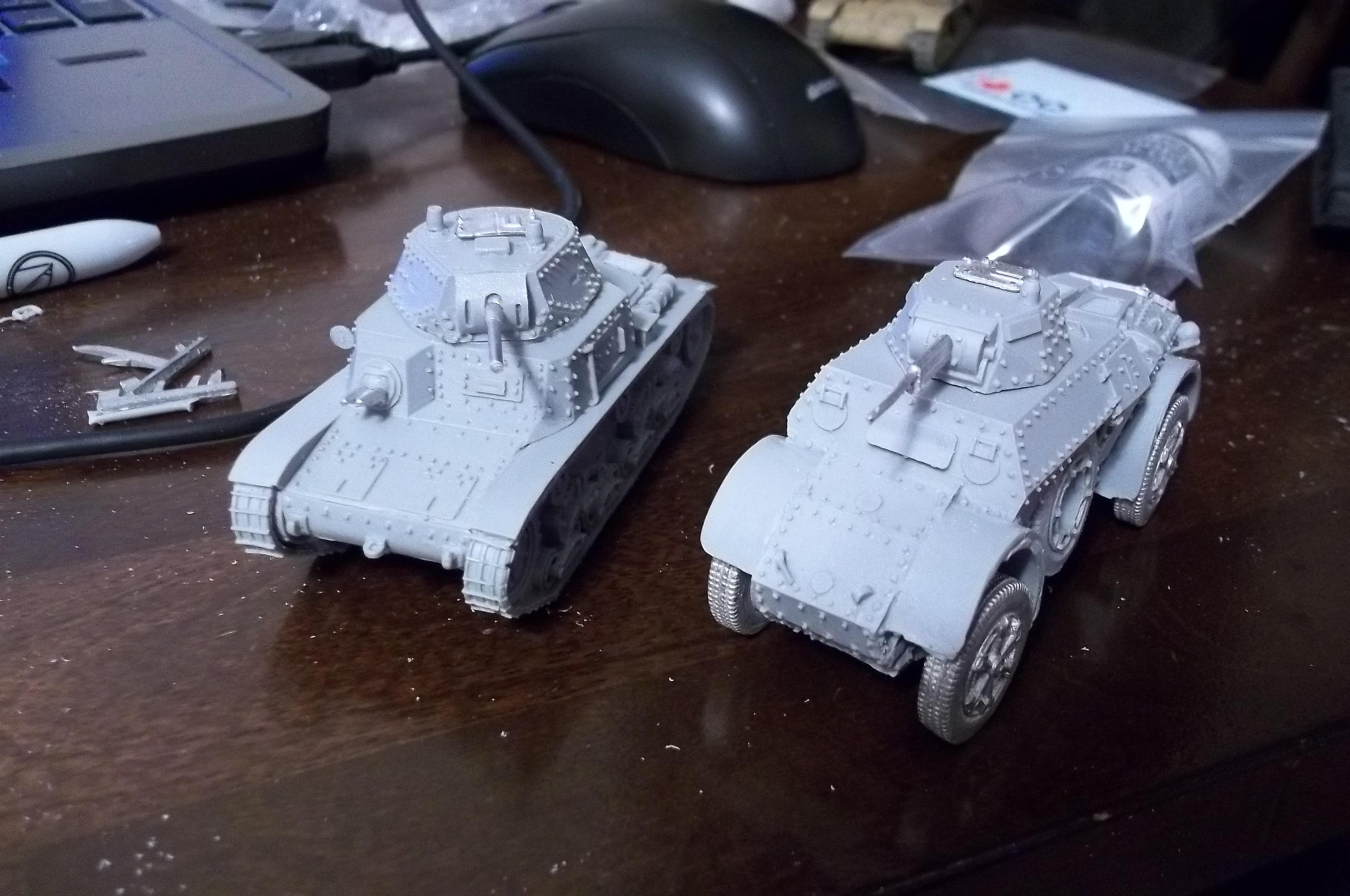 Bolt Action, Italian, Tank, Warlord Games, Work In Progress, World War 2