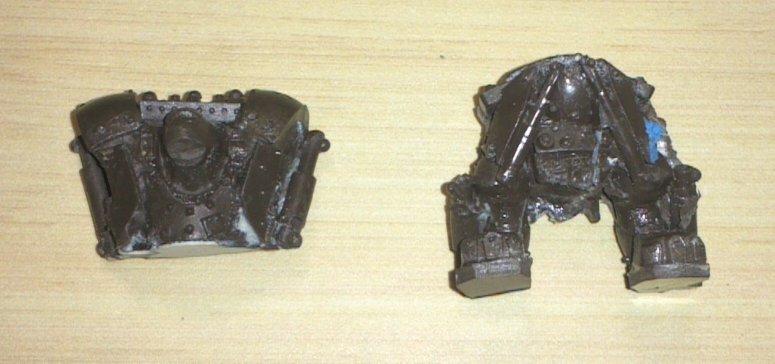 Resin castings I used form my mega Nobs and Big Mek