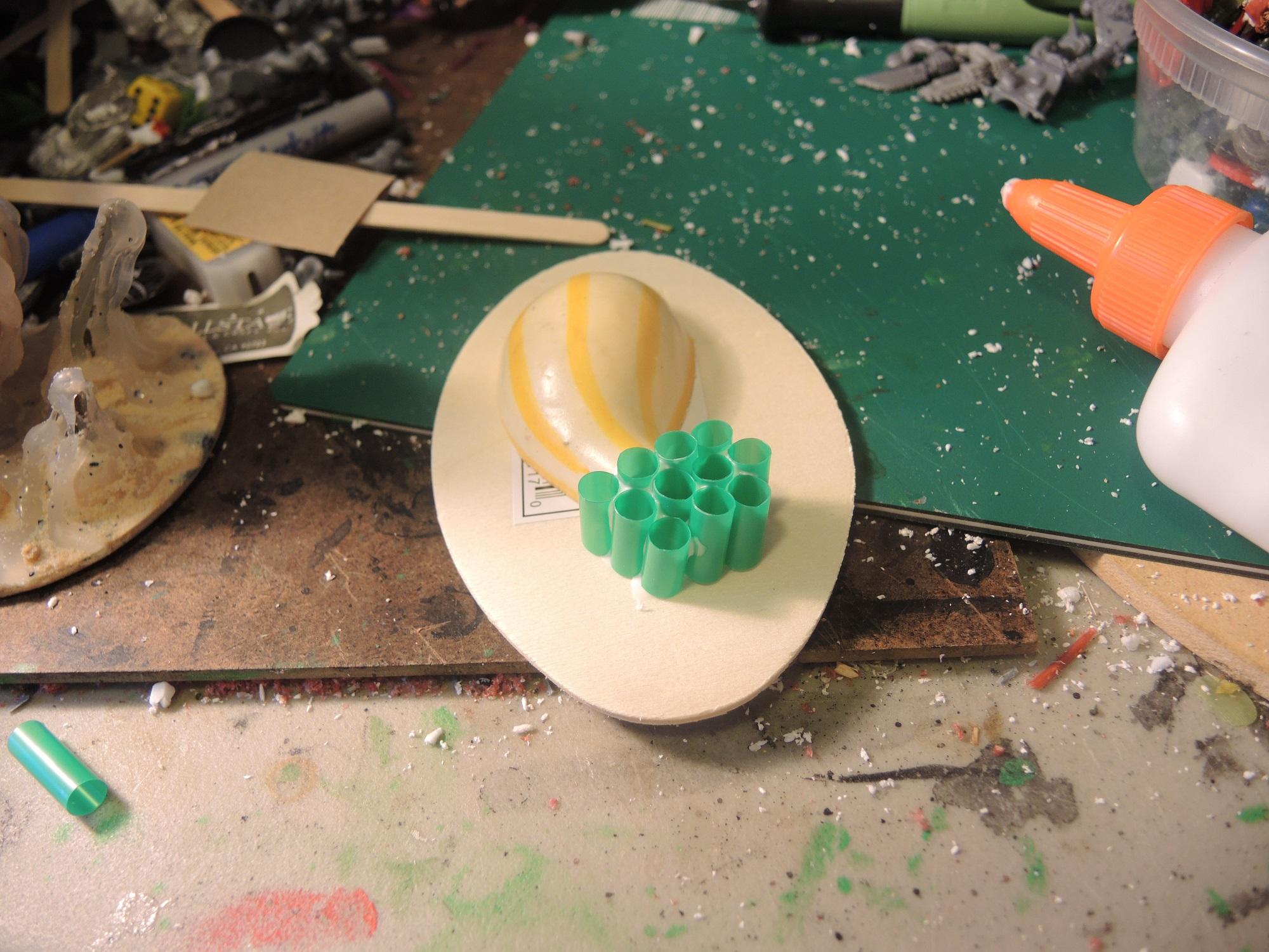 Alien, Commission, Garlic, Hot Glue, Hotglue, Jungle, Straws, Terrain, Tutorial, Waaazag, Waazag, Wood, Work In Progress