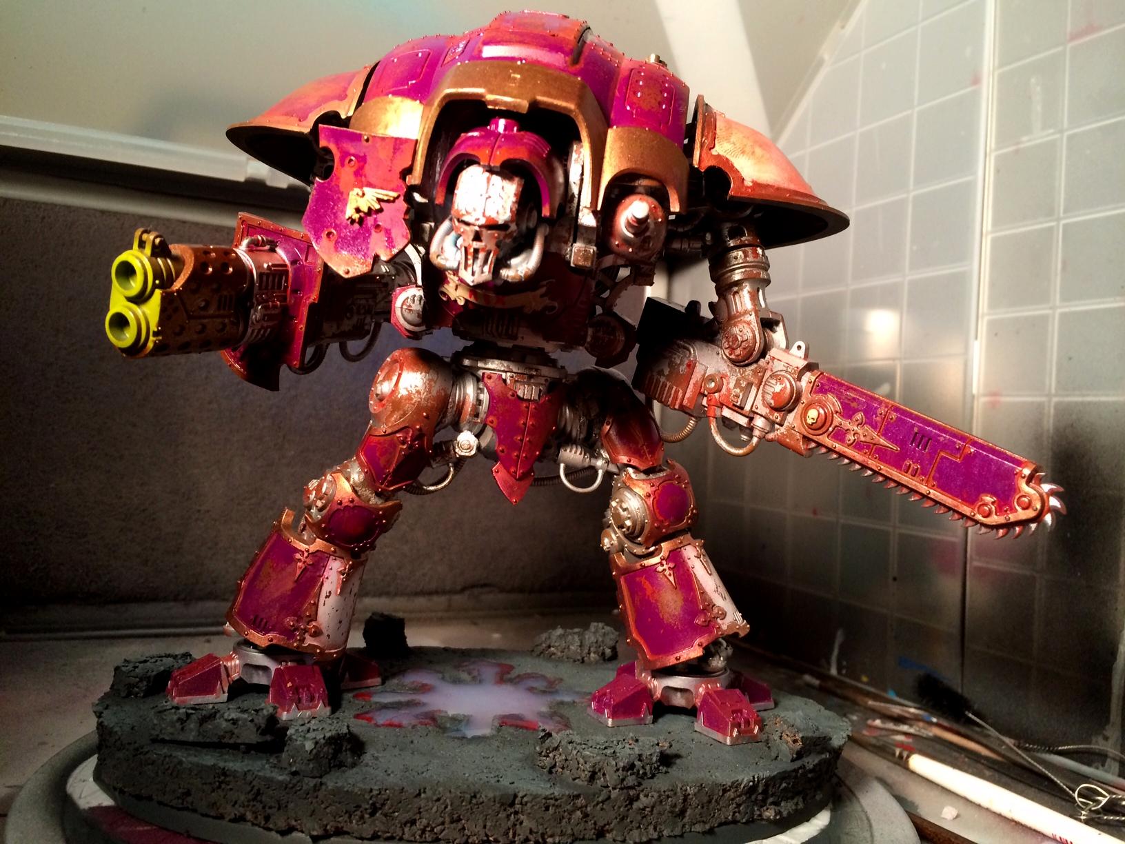 Chaos, Games Workshop, Knight Titan, Rust