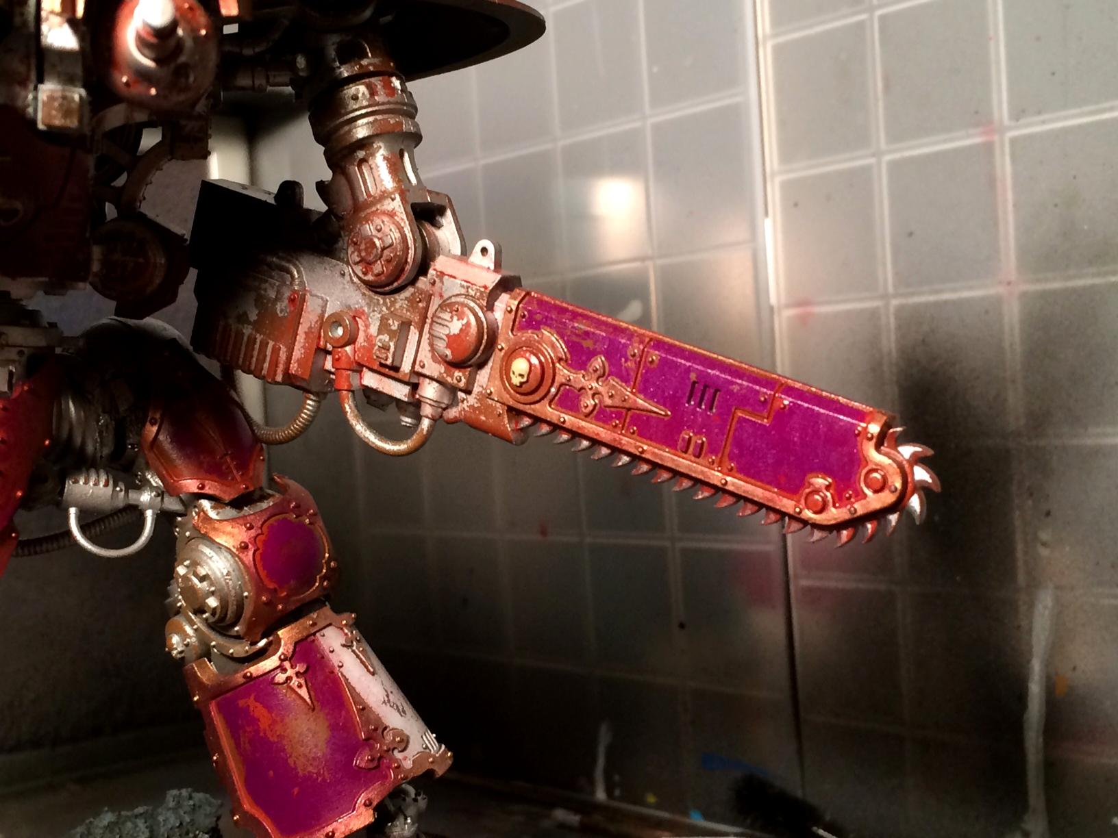 Chaos, Games Workshop, Knight Titan, Rust