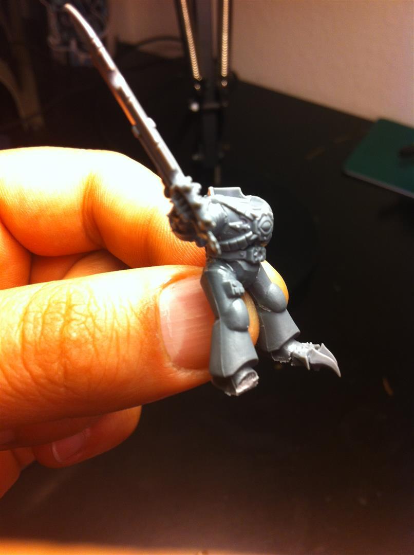 But it had usable legs in it. Modified to fit Raptor toes!