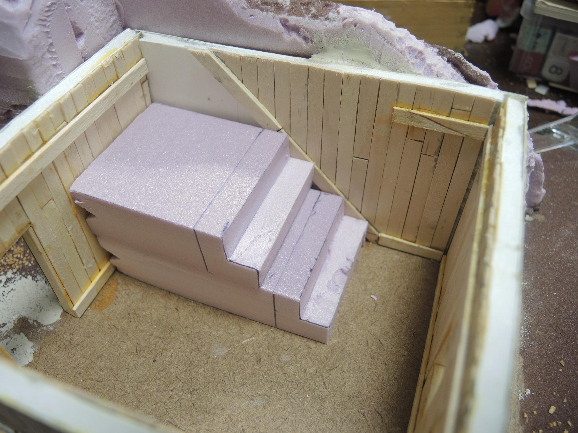 Blue, Commission, Hot Glue, Hotglue, Mesa, Pink, Styrofoam, Terrain, Tutorial, Waaazag, Waazag, Work In Progress