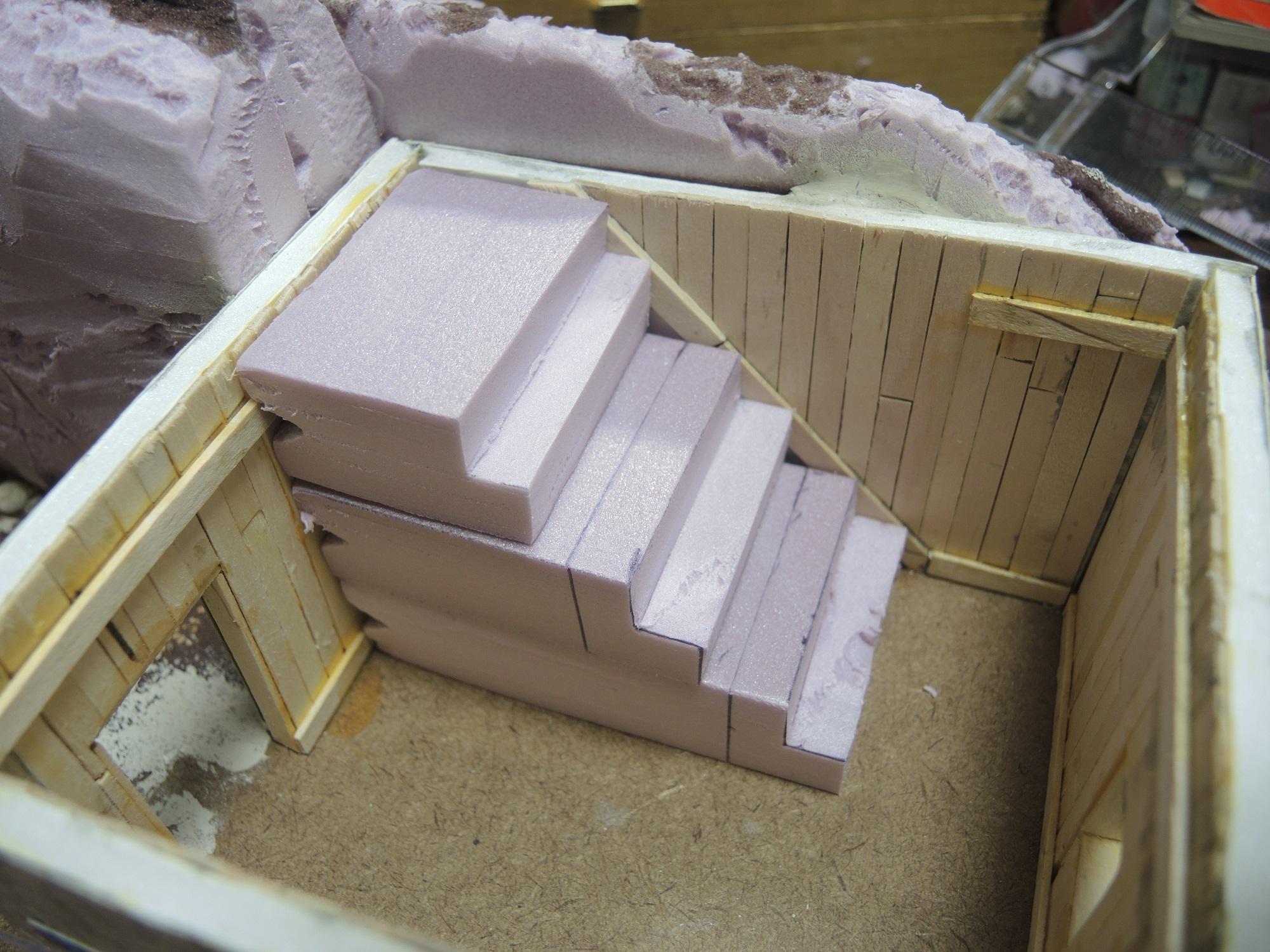 Blue, Commission, Hot Glue, Hotglue, Mesa, Pink, Styrofoam, Terrain, Tutorial, Waaazag, Waazag, Work In Progress