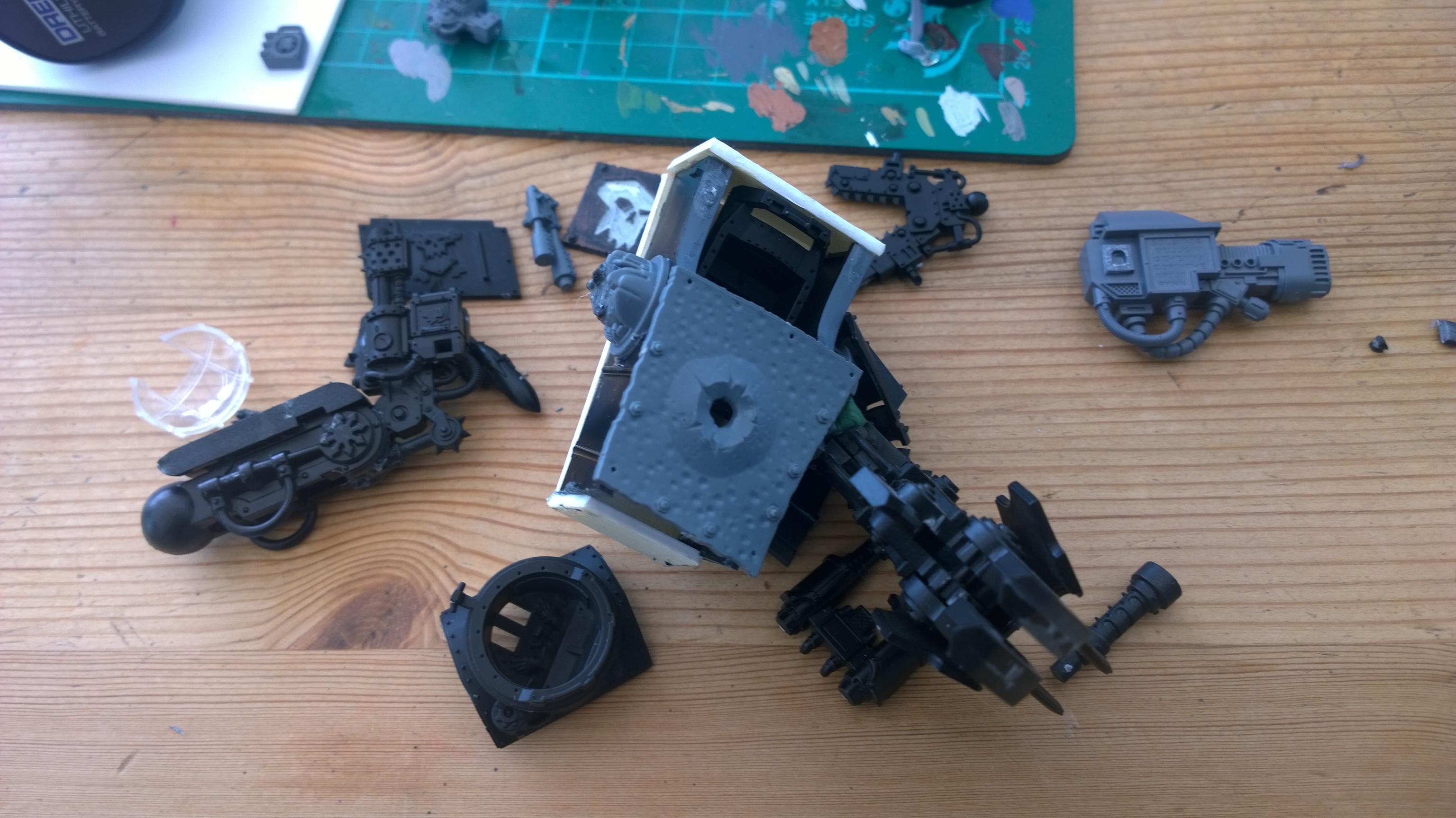mega armoured warboss WIP