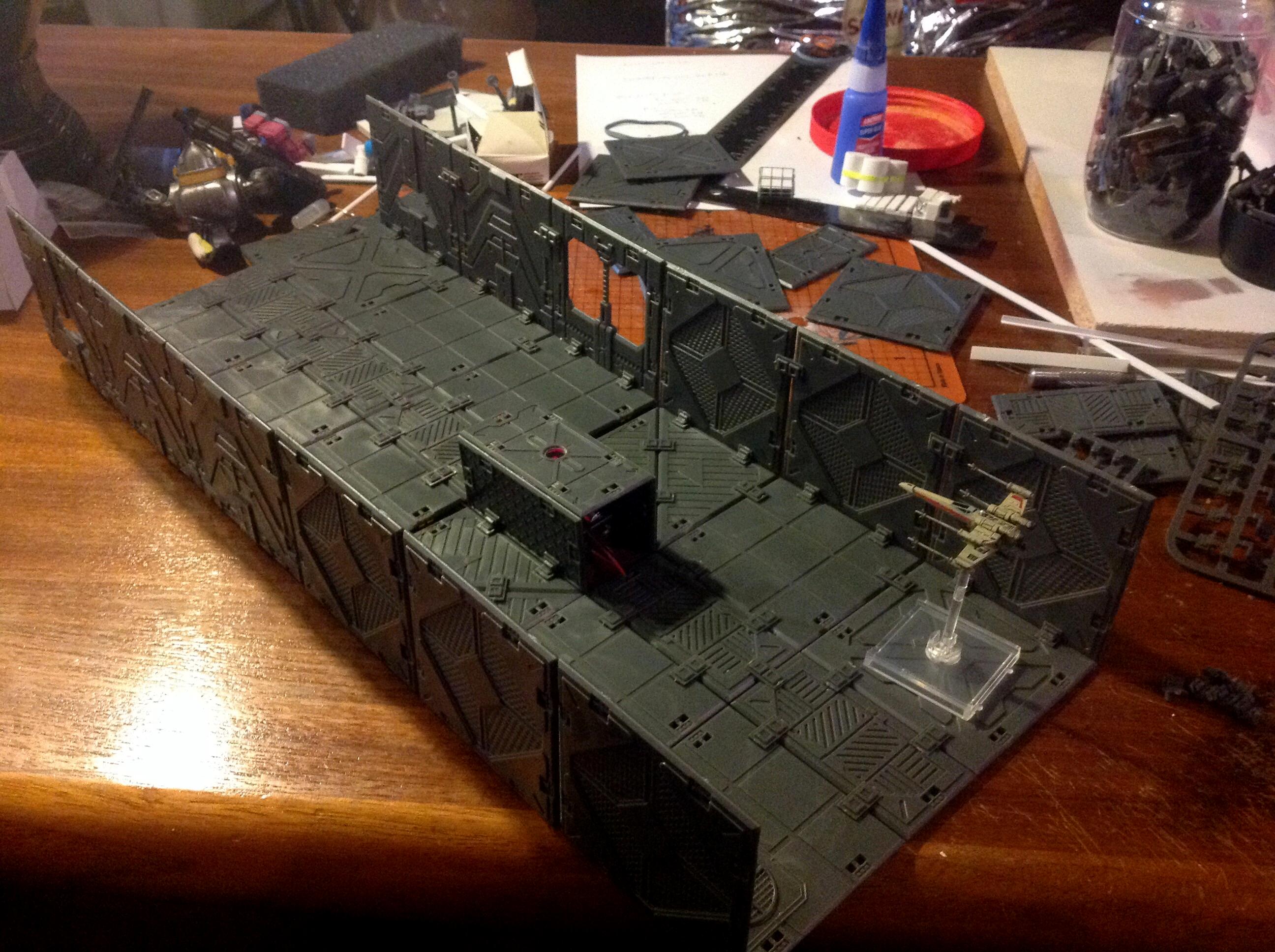 Death Star, X-Wing, Two sections
