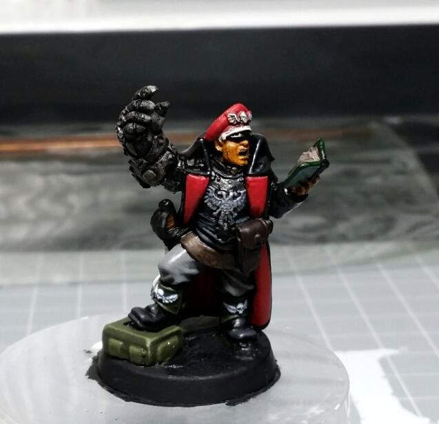 Cadians, Commissar, Games Workshop, Imperial Guard, Power Fist, Warhammer 40,000, Work In Progress