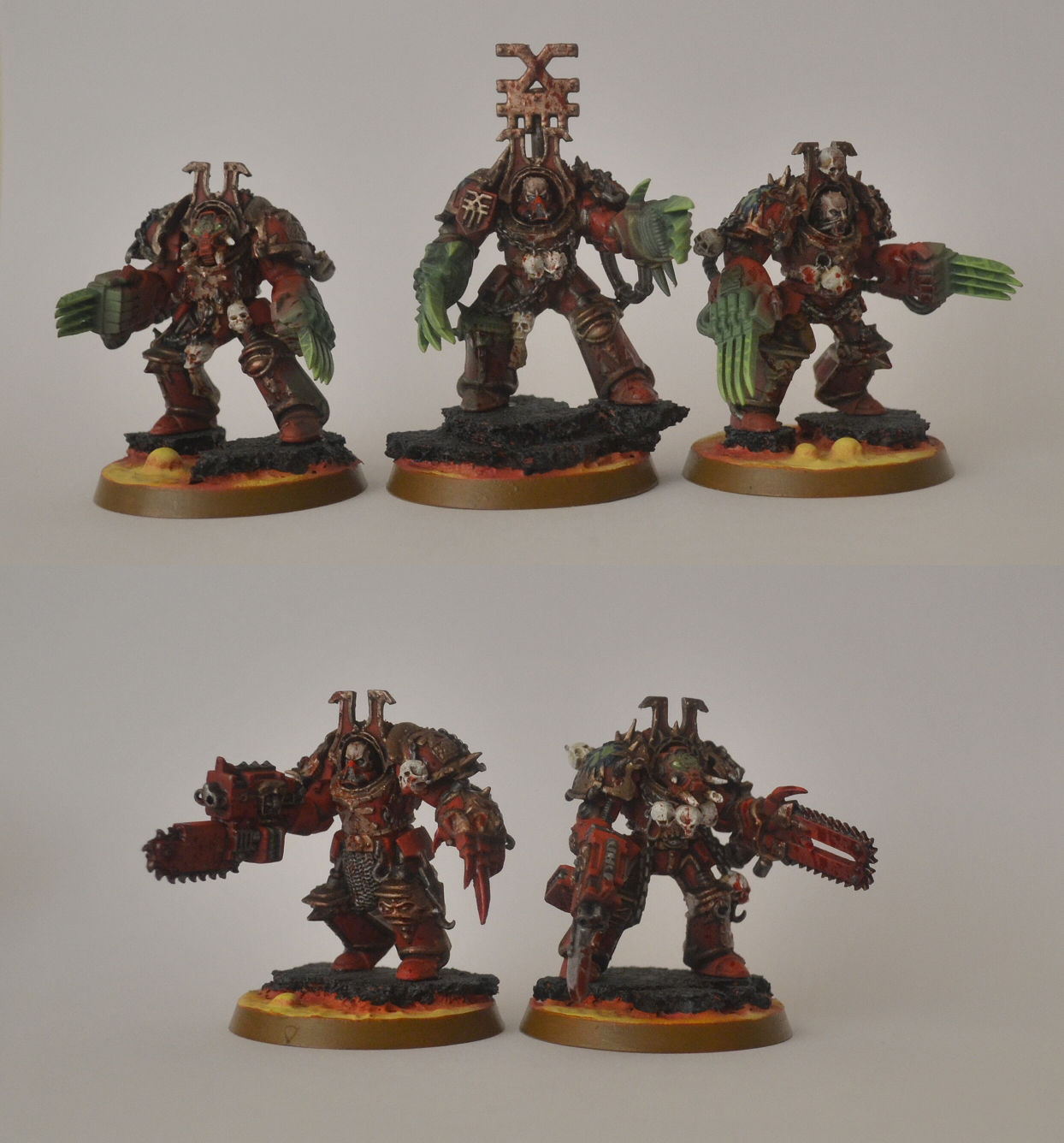 Chaos, Chaos Space Marines, Khorne, Terminator Armor, Warhammer 40,000, World Eaters