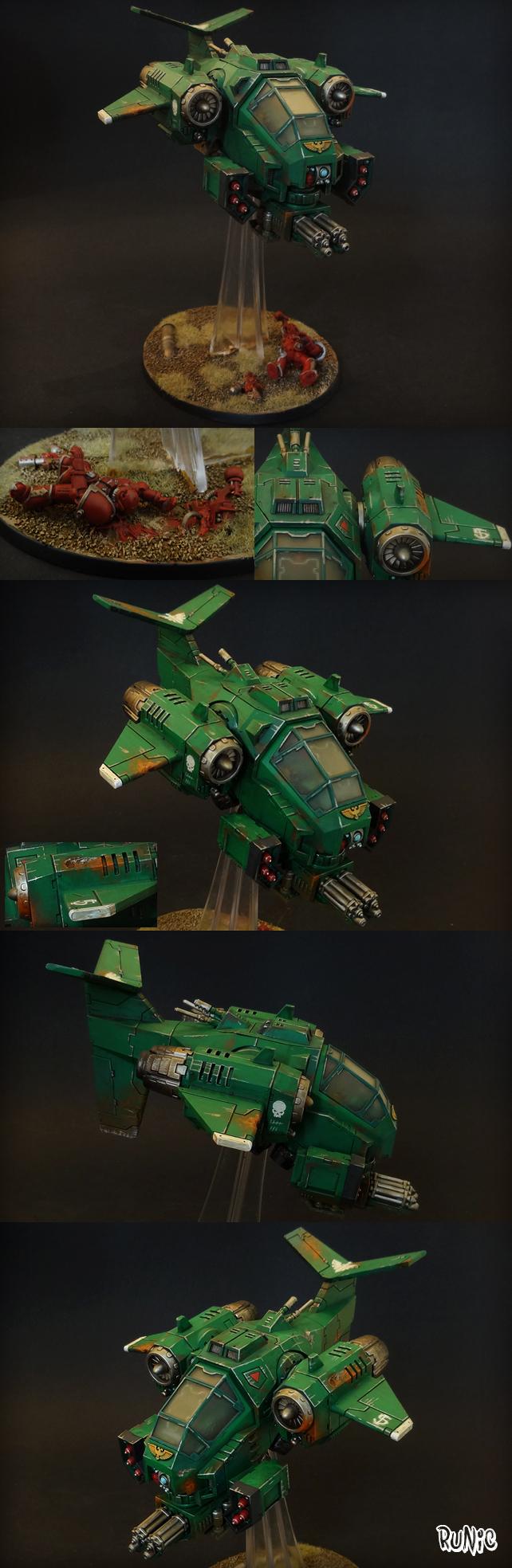 Dark Angels, Dipped, Gunship, Storm Talon