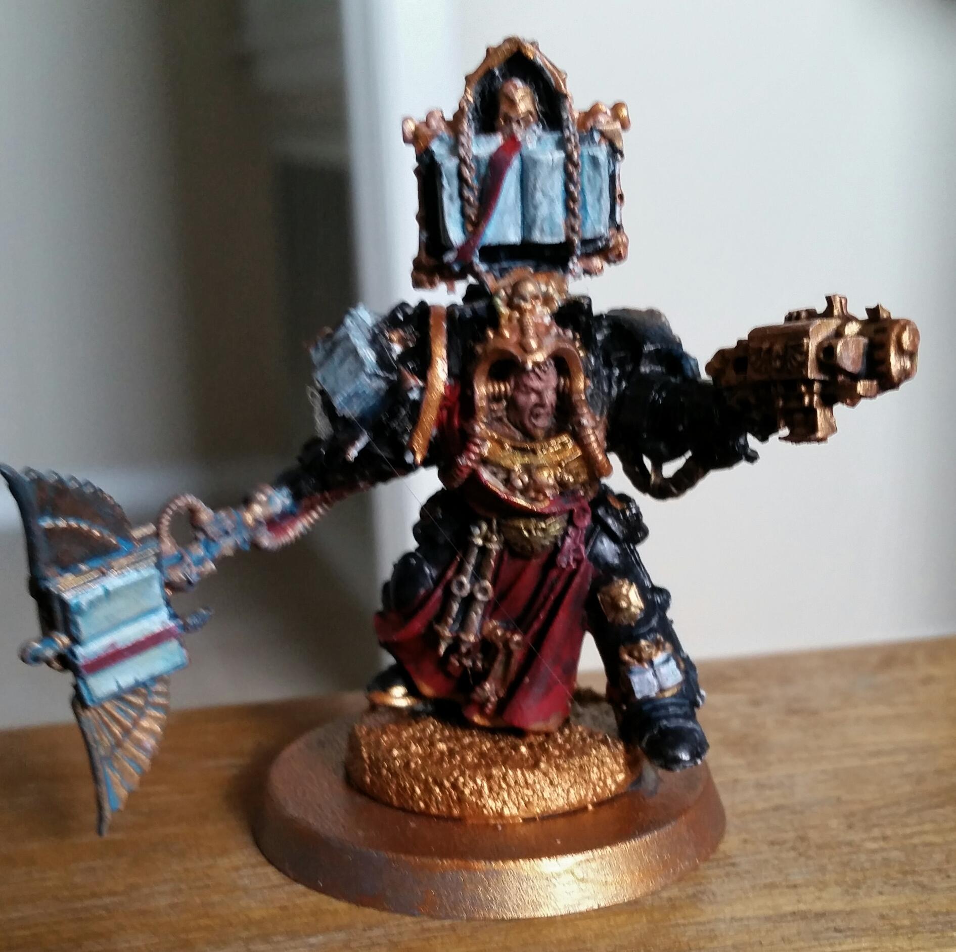 Chief librarian with Kit bashed staff