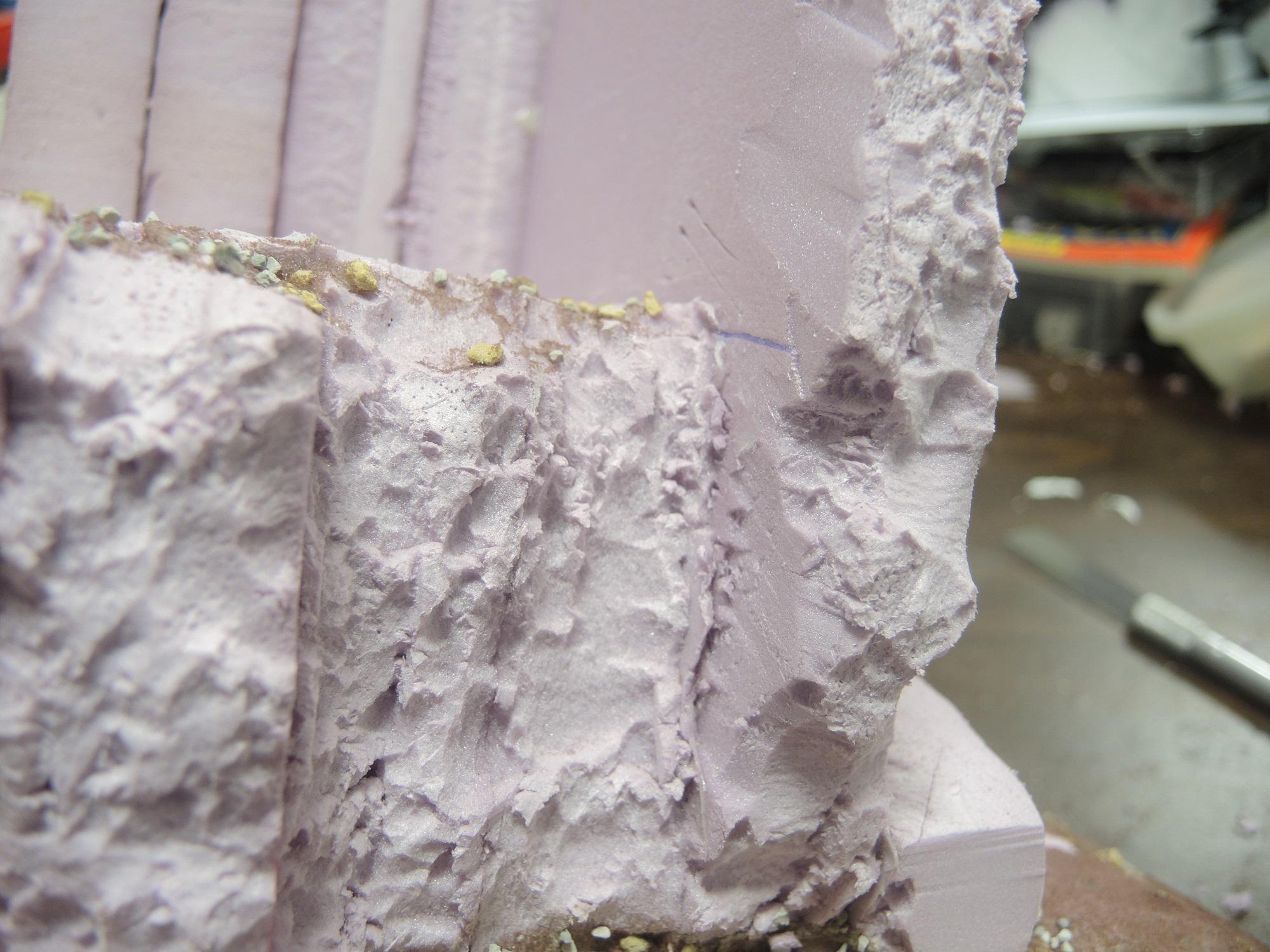 Commission, Hot Glue, Hotglue, Mesa, Pink, Styrofoam, Terrain, Tutorial, Waaazag, Waazag, Work In Progress