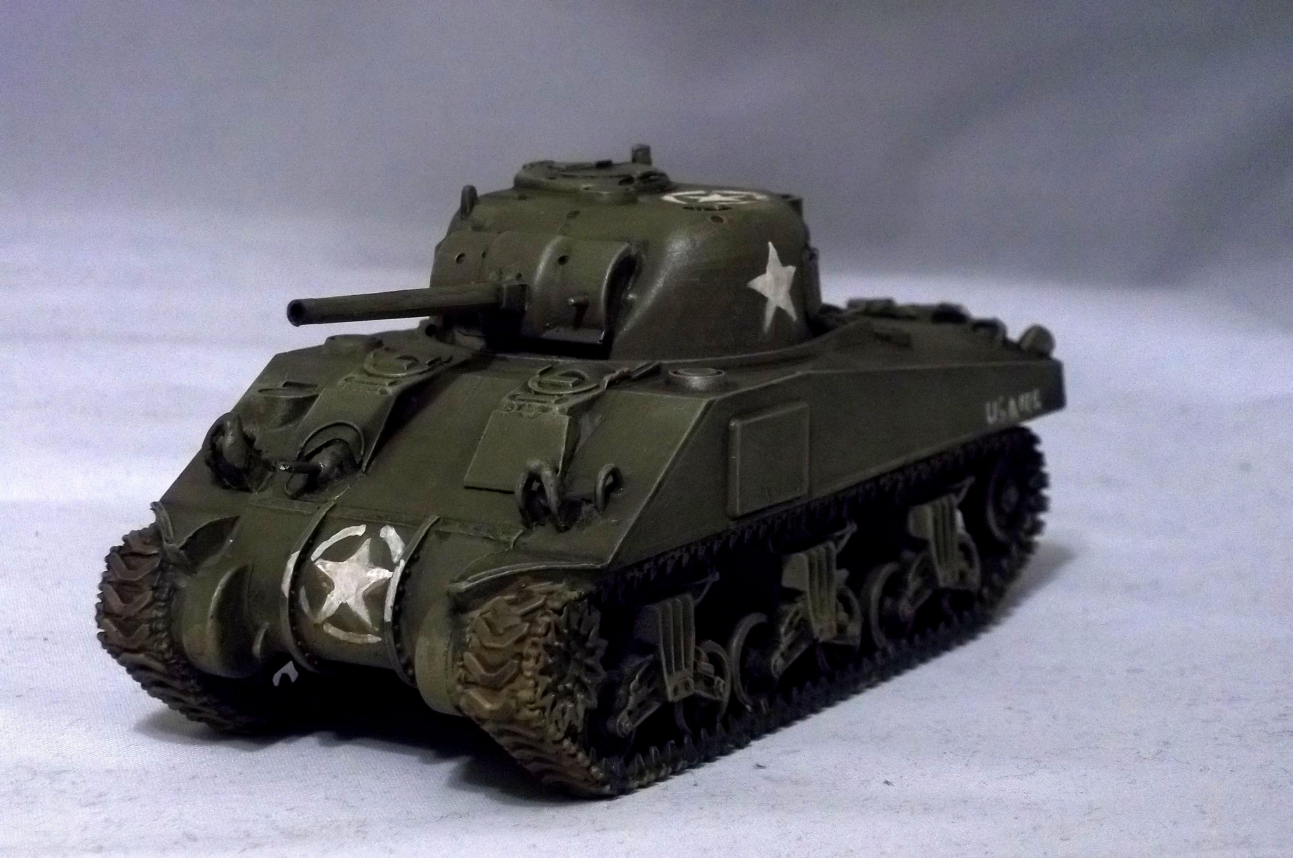 1/48th, Blitzkrieg Miniatures, Bolt Action, Sherman Tank, U.s., World War 2