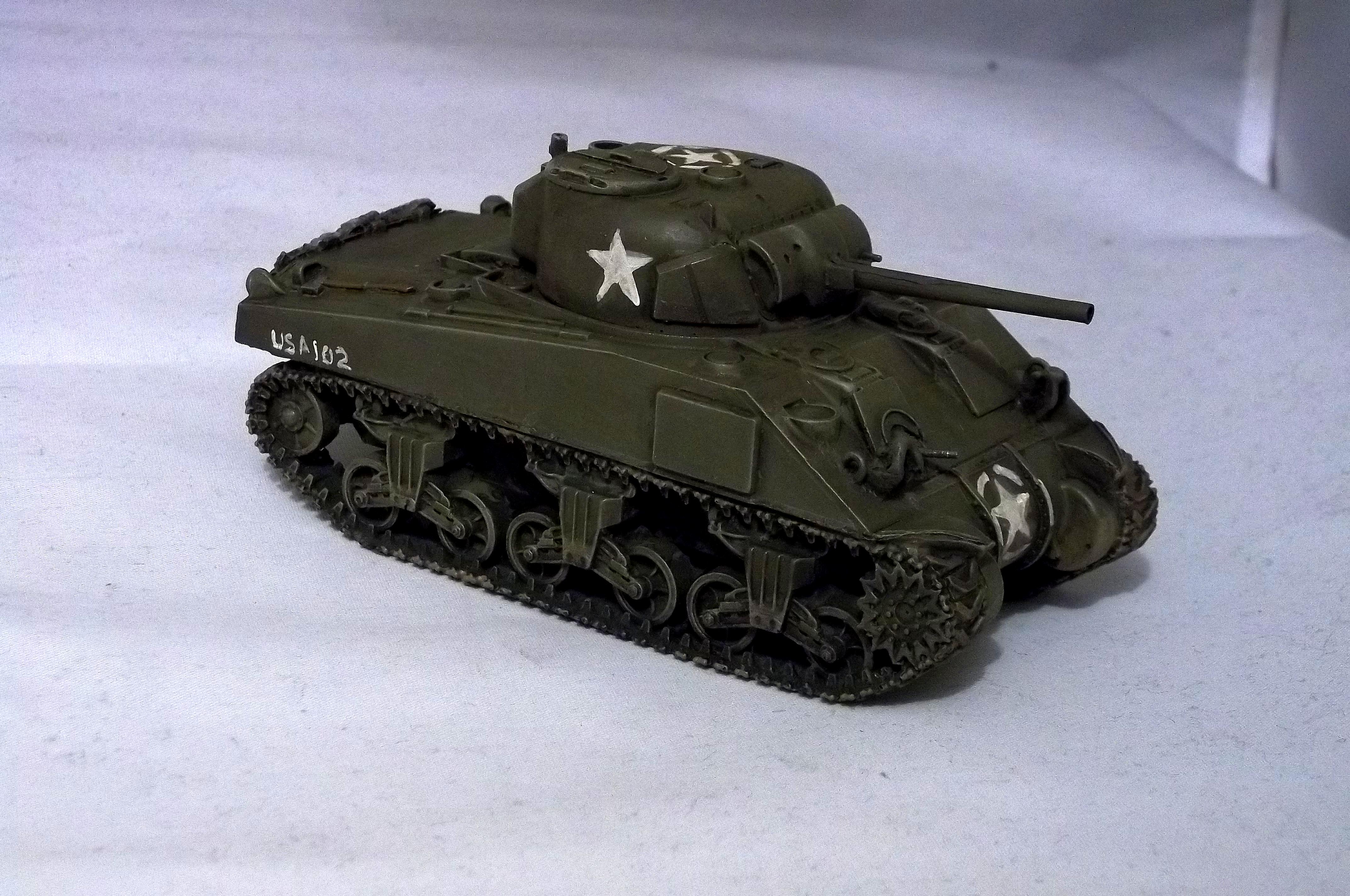 1/48th, Blitzkrieg Miniatures, Bolt Action, Sherman Tank, U.s., World War 2