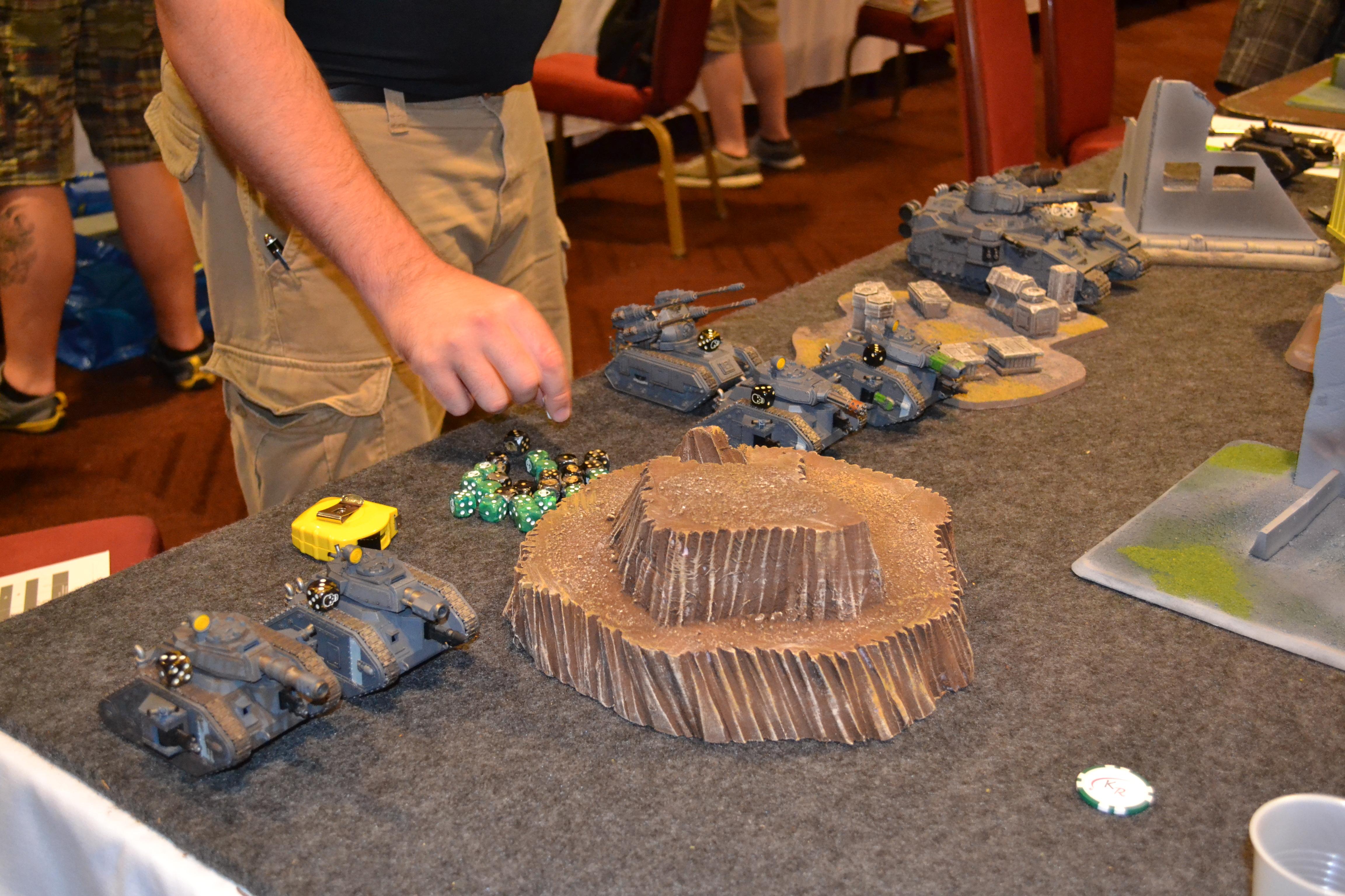 Deploying in Game 2. That one went to 7 turns and was very very close!