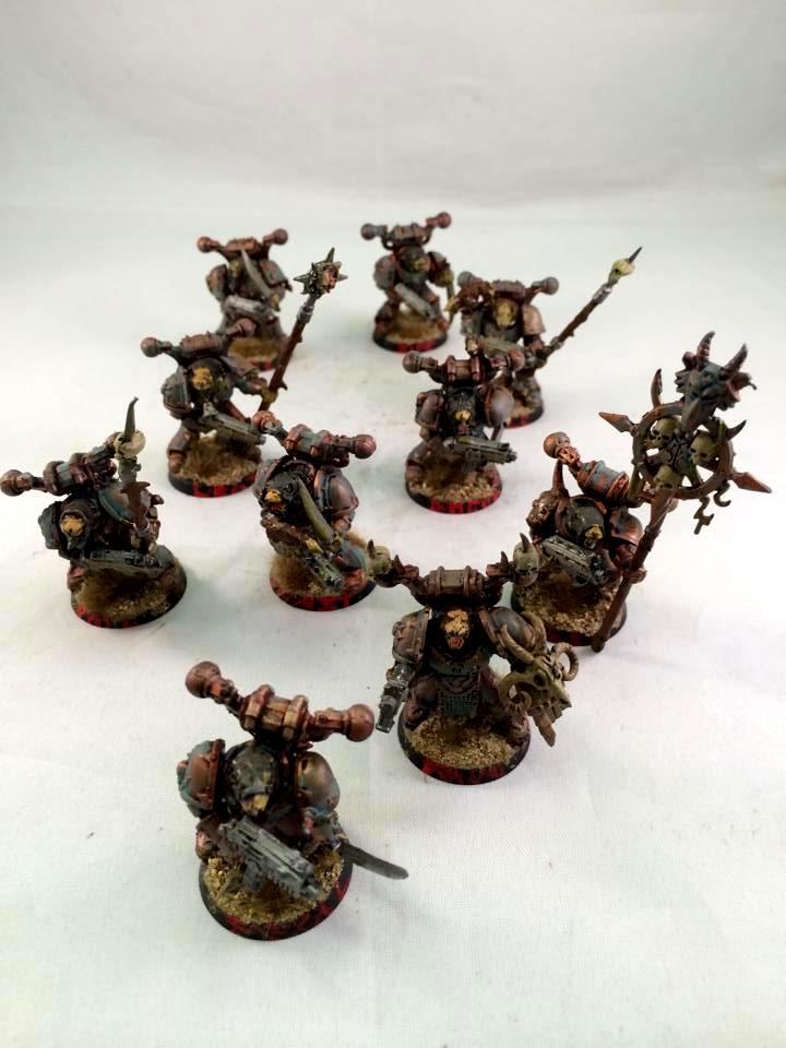 Chaos Space Marines, Conversion, Nurgle, Skaven, Warhammer 40,000