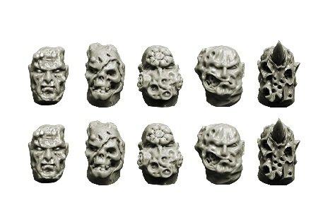 Spellcrow: Chaos Space Knights heads
