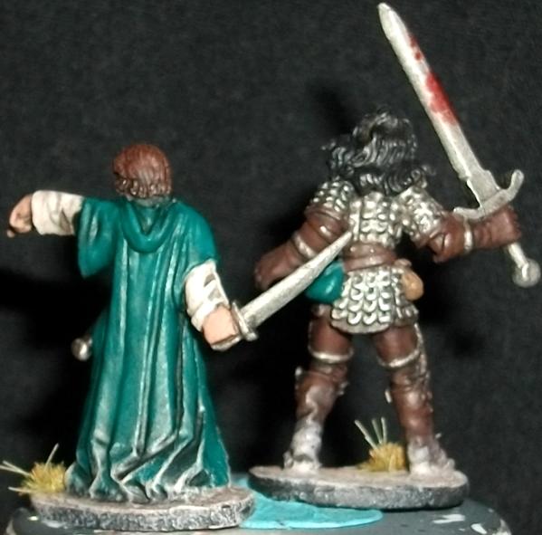 25mm, Armor, Chainmail, Dungeons &amp; Dragons, Dungeons And Dragons, Female, Fighter, Human, Mage, Male, Paladin, Ral Partha, Robes