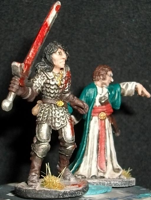 25mm, Armor, Chainmail, Dungeons &amp; Dragons, Dungeons And Dragons, Female, Fighter, Human, Mage, Male, Paladin, Ral Partha, Robes
