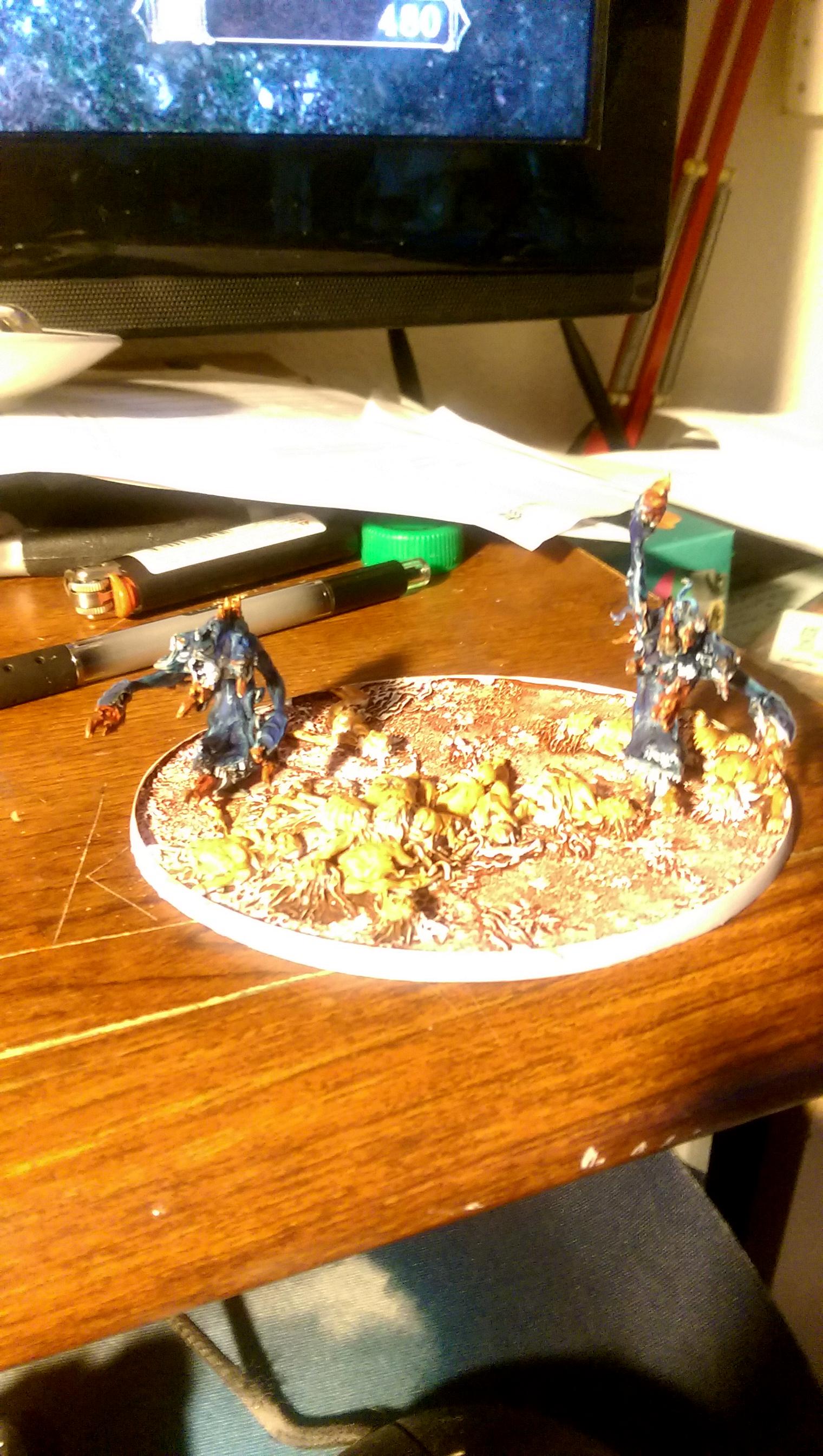 Flamers on base