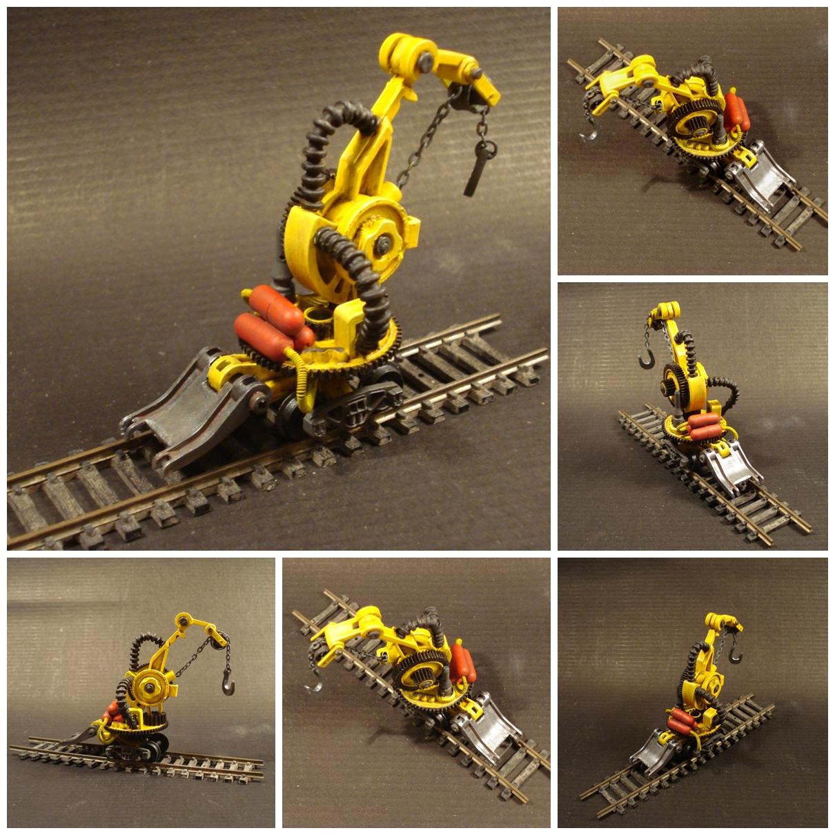Draisine, Railroad, Scratch, Servitors, Terrain, Work In Progress