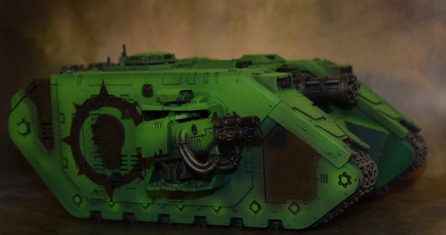 Green, Land Raider, Sons Of Medusa, Work In Progress