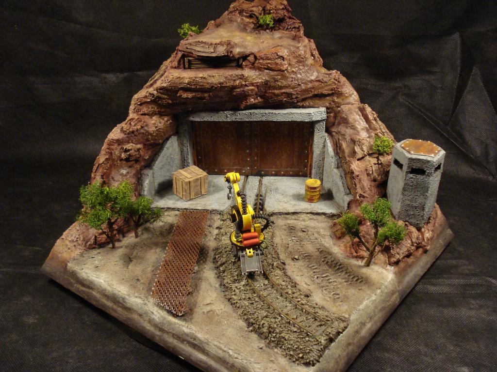 Draisine, Mountain, Railroad, Scratch, Terrain, Tunnel, Work In Progress