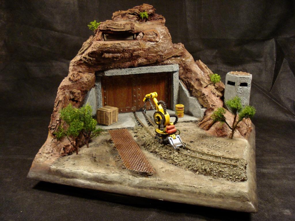 Draisine, Mountain, Railroad, Scratch, Terrain, Tunnel, Work In Progress