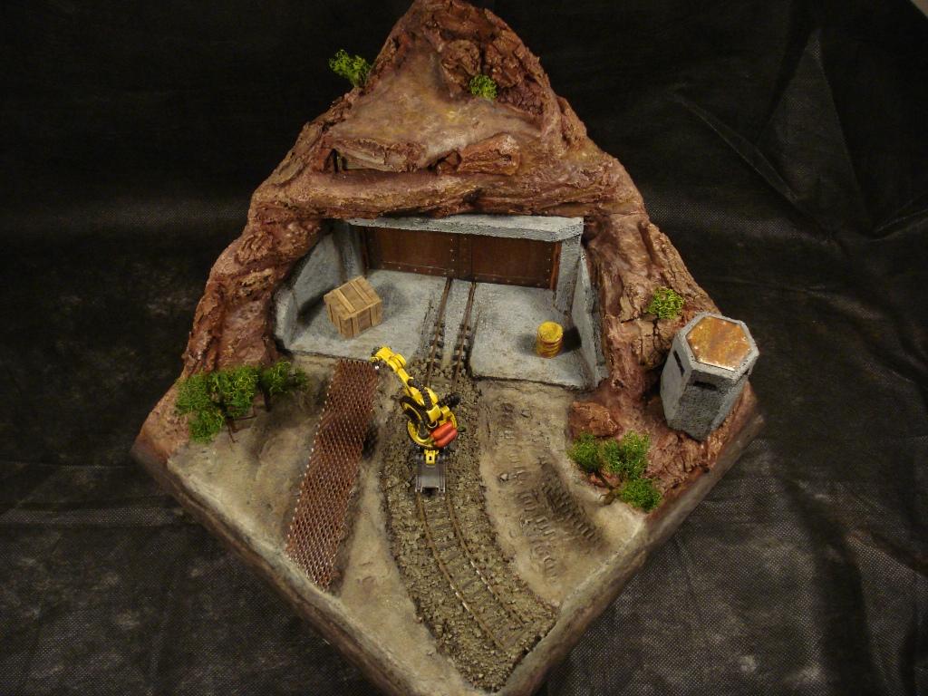 Draisine, Mountain, Railroad, Scratch, Terrain, Tunnel, Work In Progress