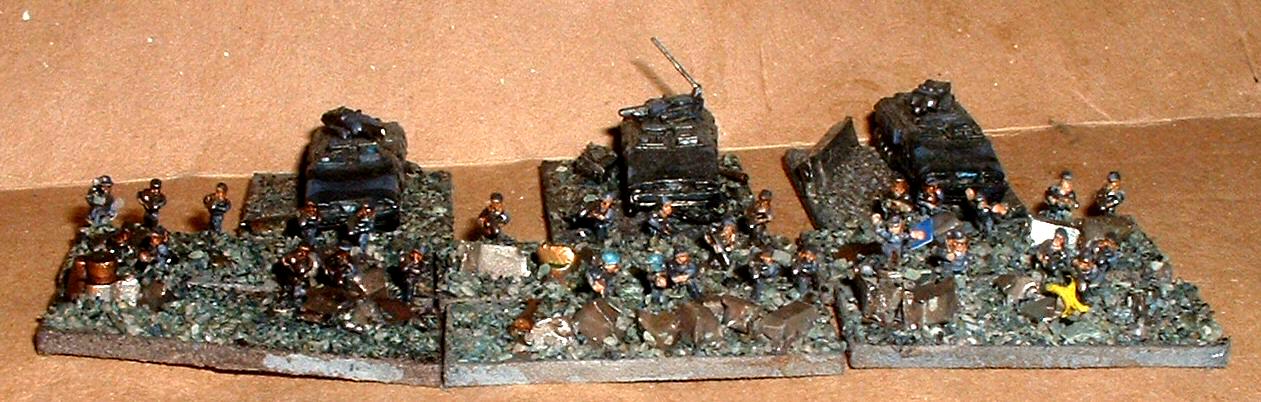 6mm, Epic, Imperium, B Platoon 24th Company 232nd Hrin