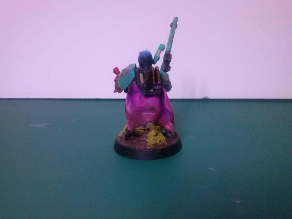 Pink caped man