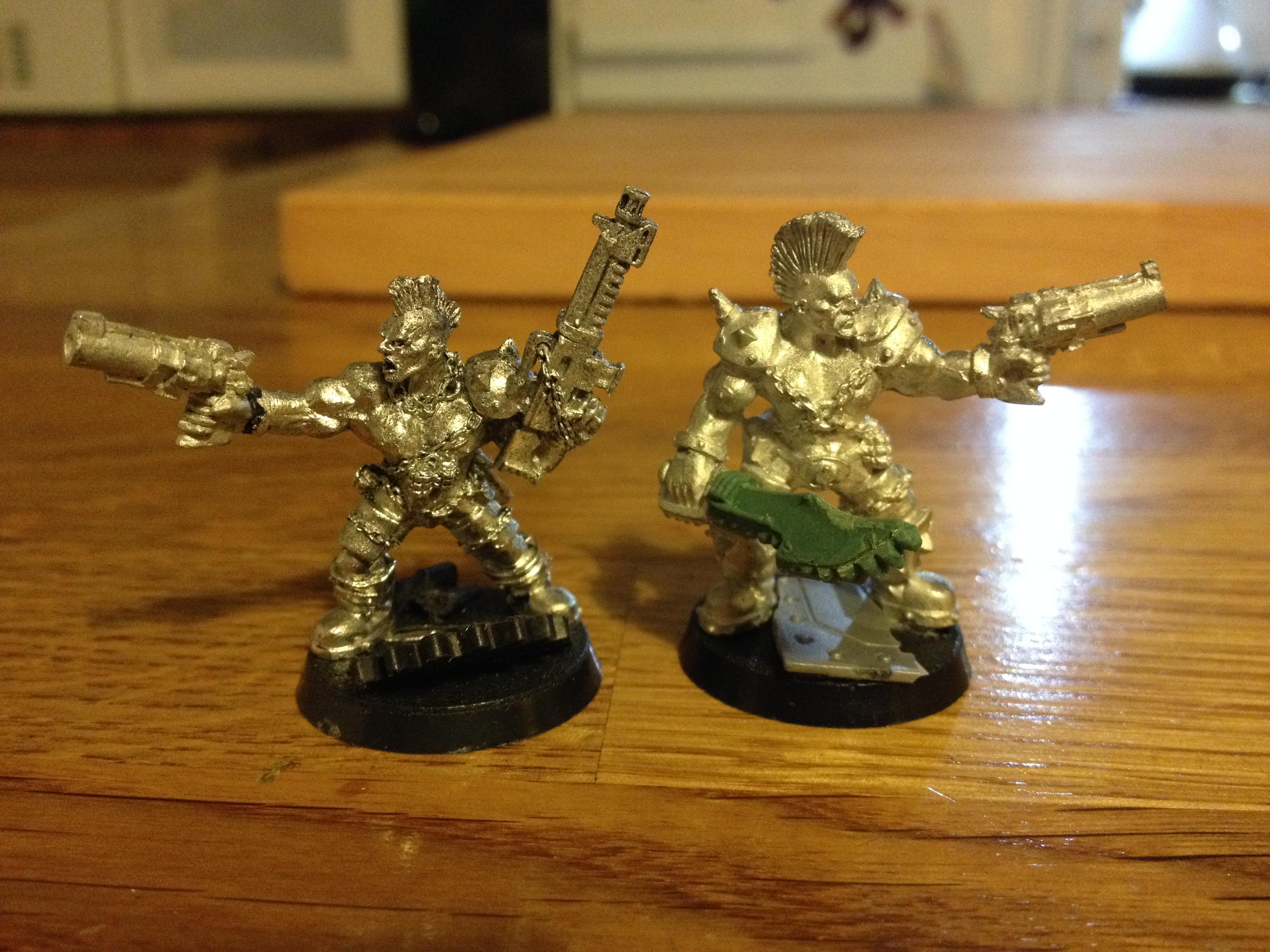 Goliath, Necromunda, two gangers