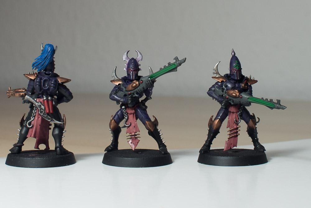 Dark Eldar, Kabal Warriors, Work In Progress