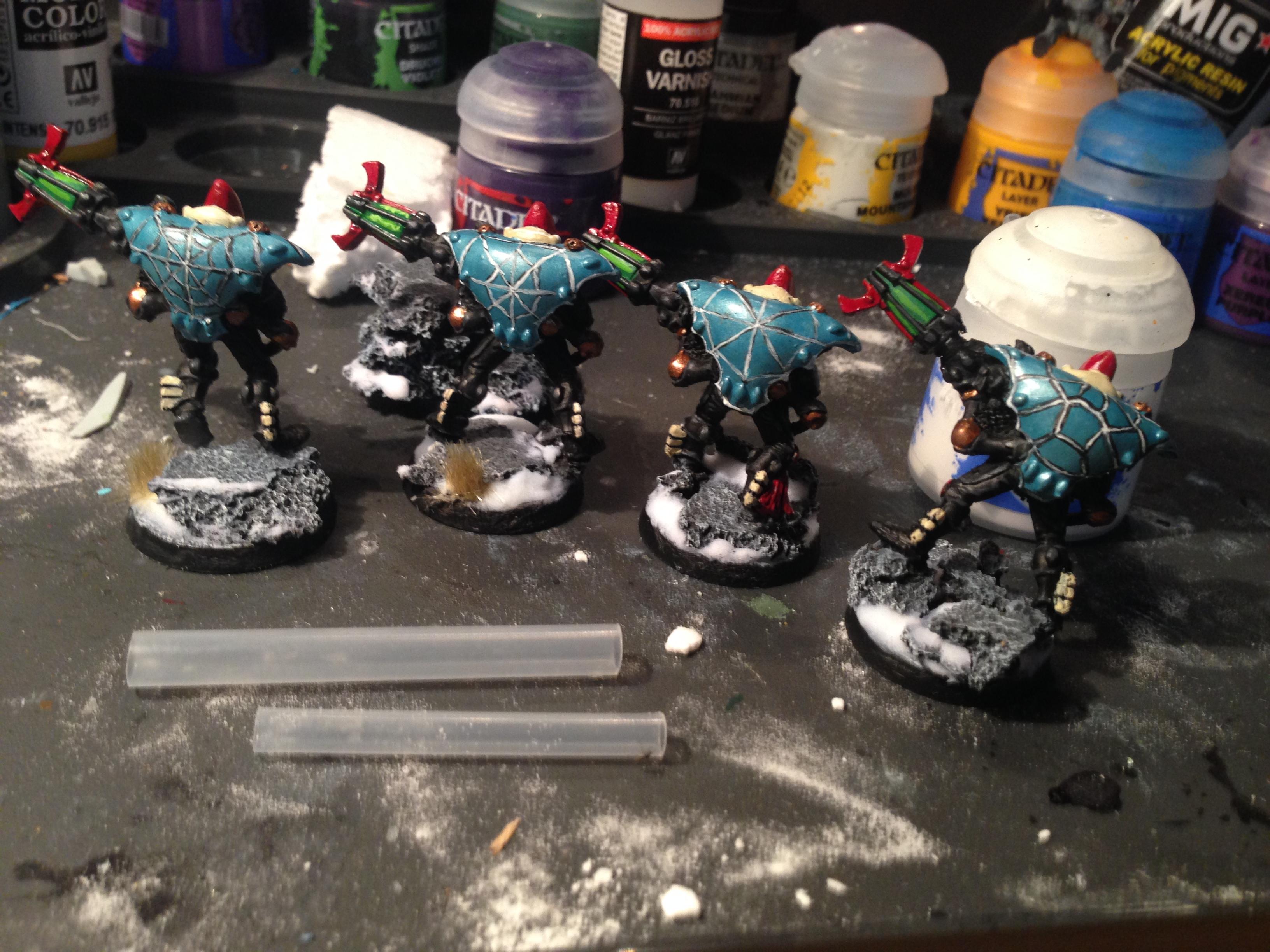 Freehand attempt on Warp spiders