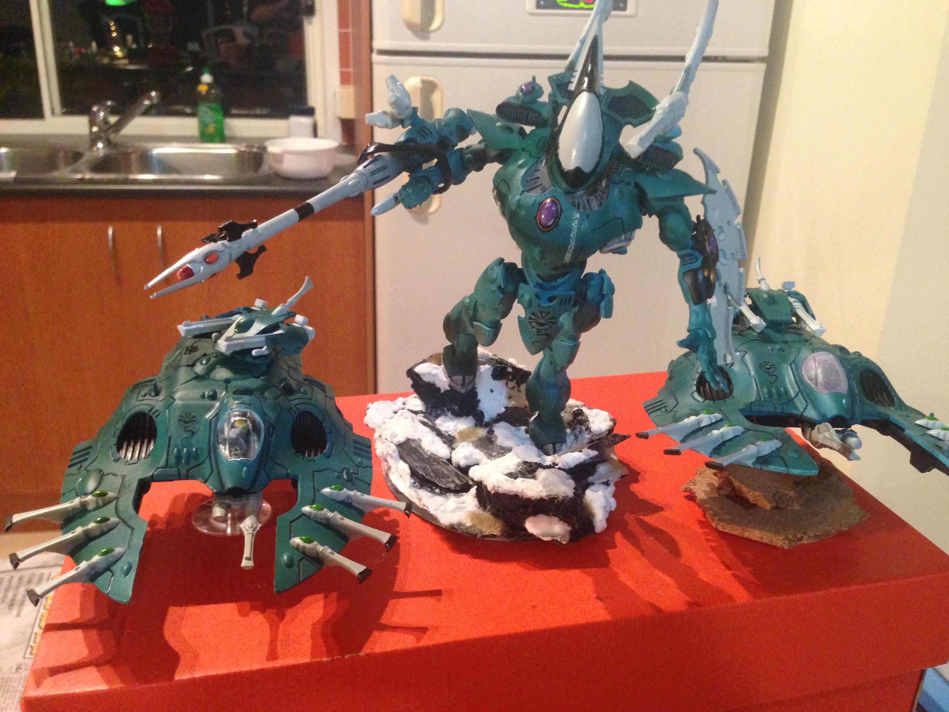 Just realised the photo above  with my serpents and WK wasnt the finished product.. Here it is