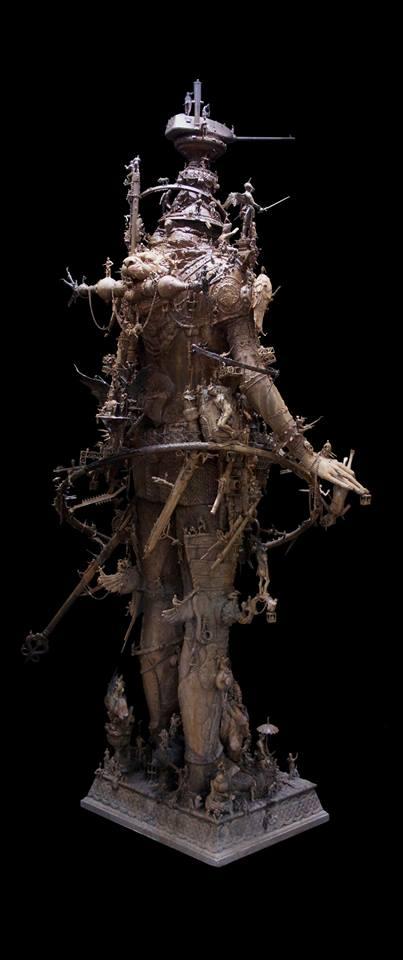 Blanche, Diorama, Kuksi, Sculpture, Statue