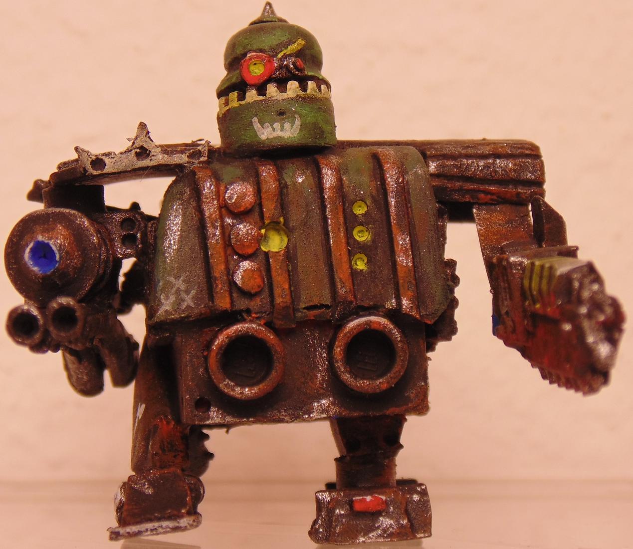 6mm, Army, Conversion, Epic, Gargant, Green, Mob, Nob, Oldhammer, Orks, Scratch, Scratch Build, Stampfa, Stompa, Superstompa, Waaagh, Warhammer 40,000