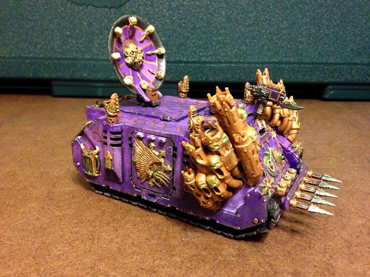 Chaos Rhino, Conversion, Emperor's Children, Noise Marine Rhino, Noise Marines