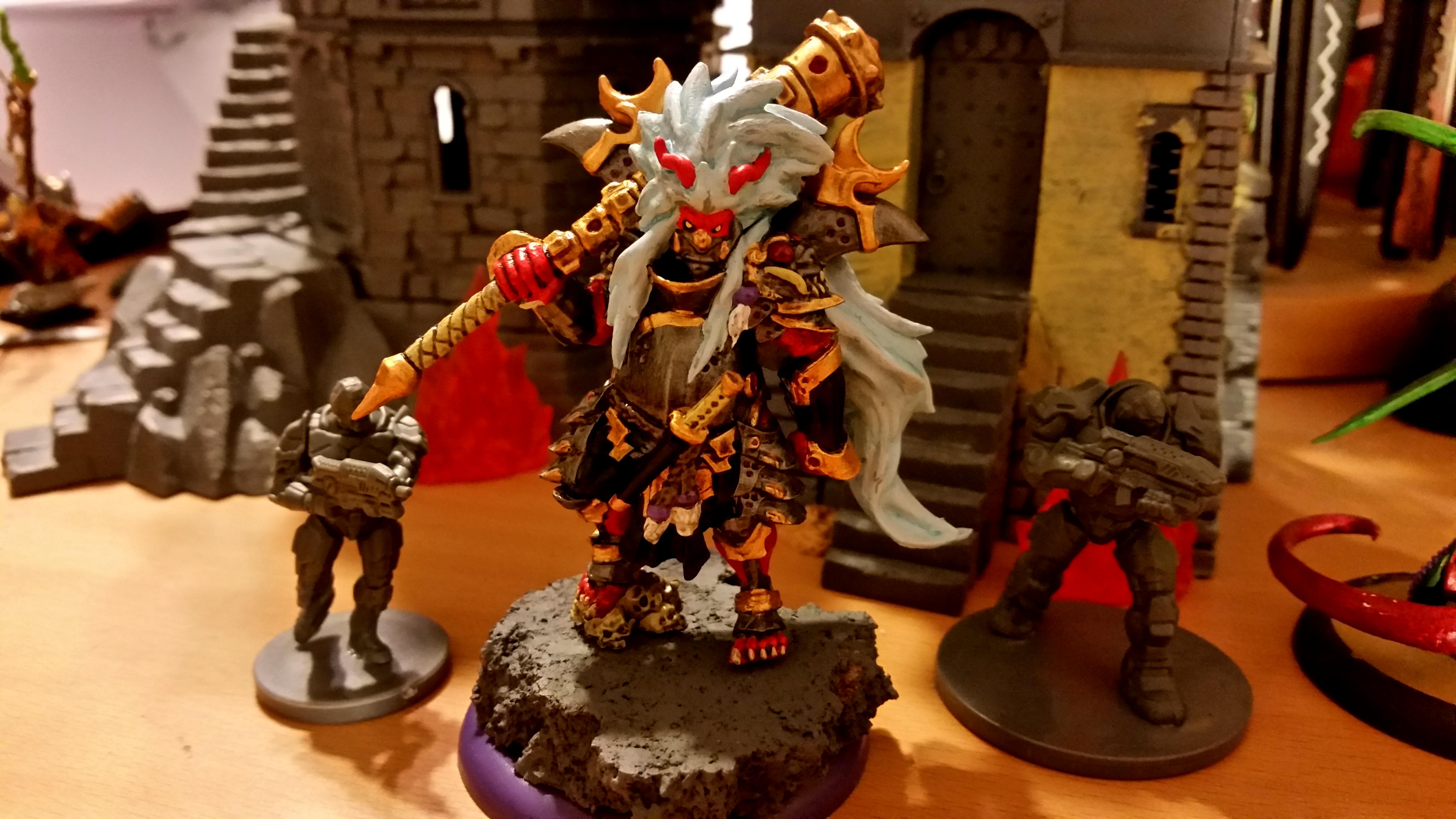 Noh, Oni, Relick Knights, Soda Pop Miniatures