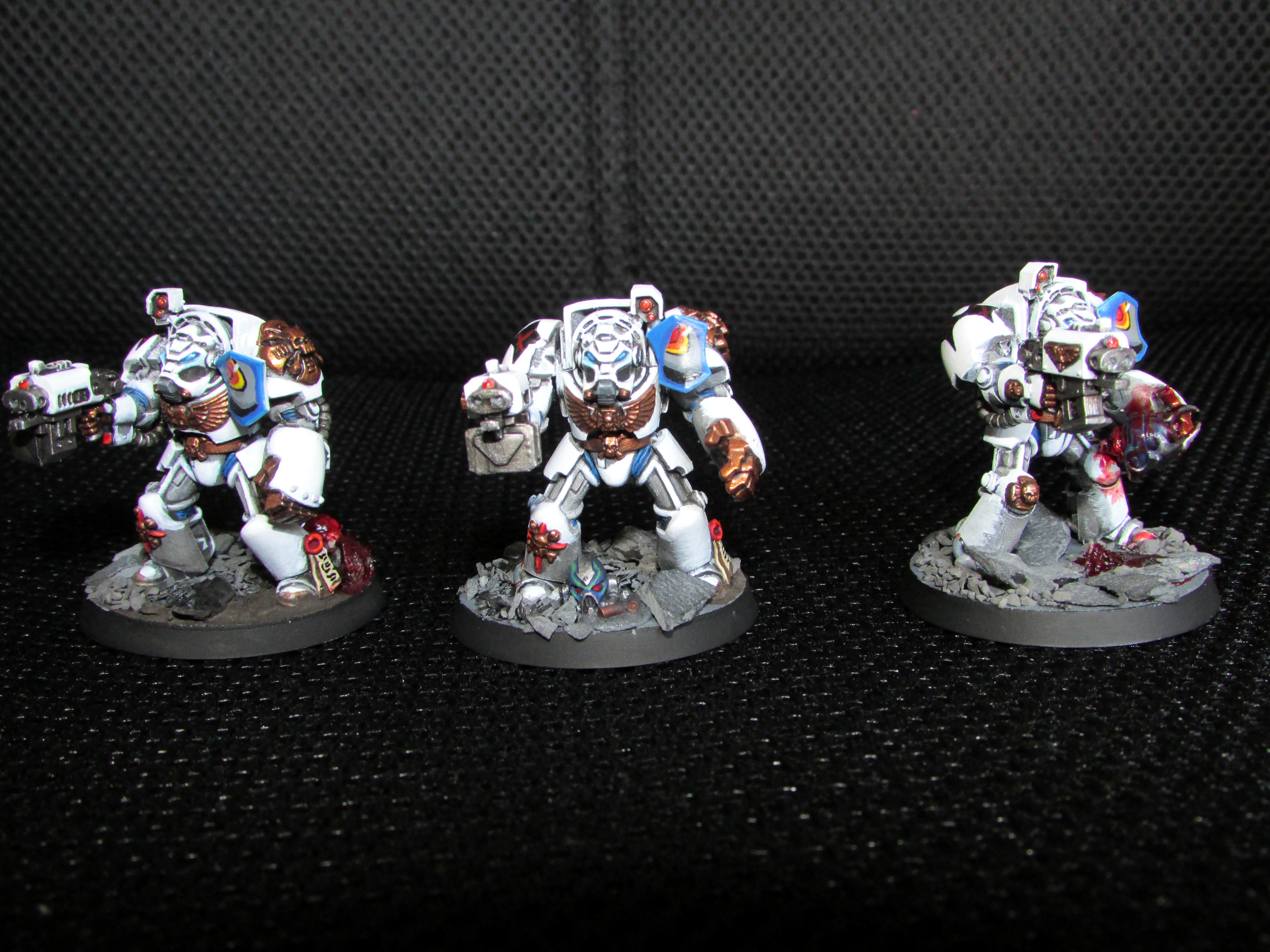 Kill La Kill, Space Marines, Terminator Armor, Warhammer 40,000, White