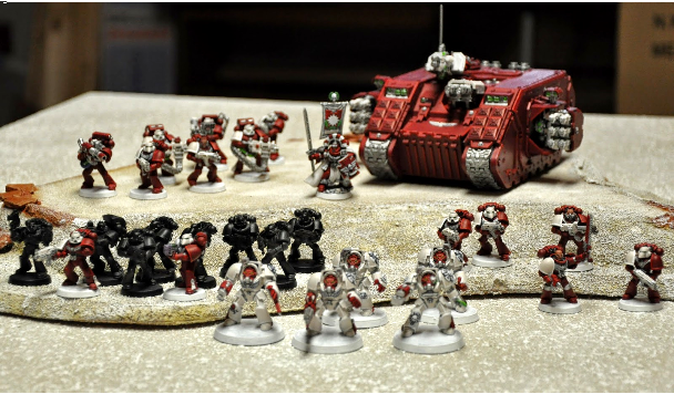 Space Marines, The Red Brotherhood 1050 pts