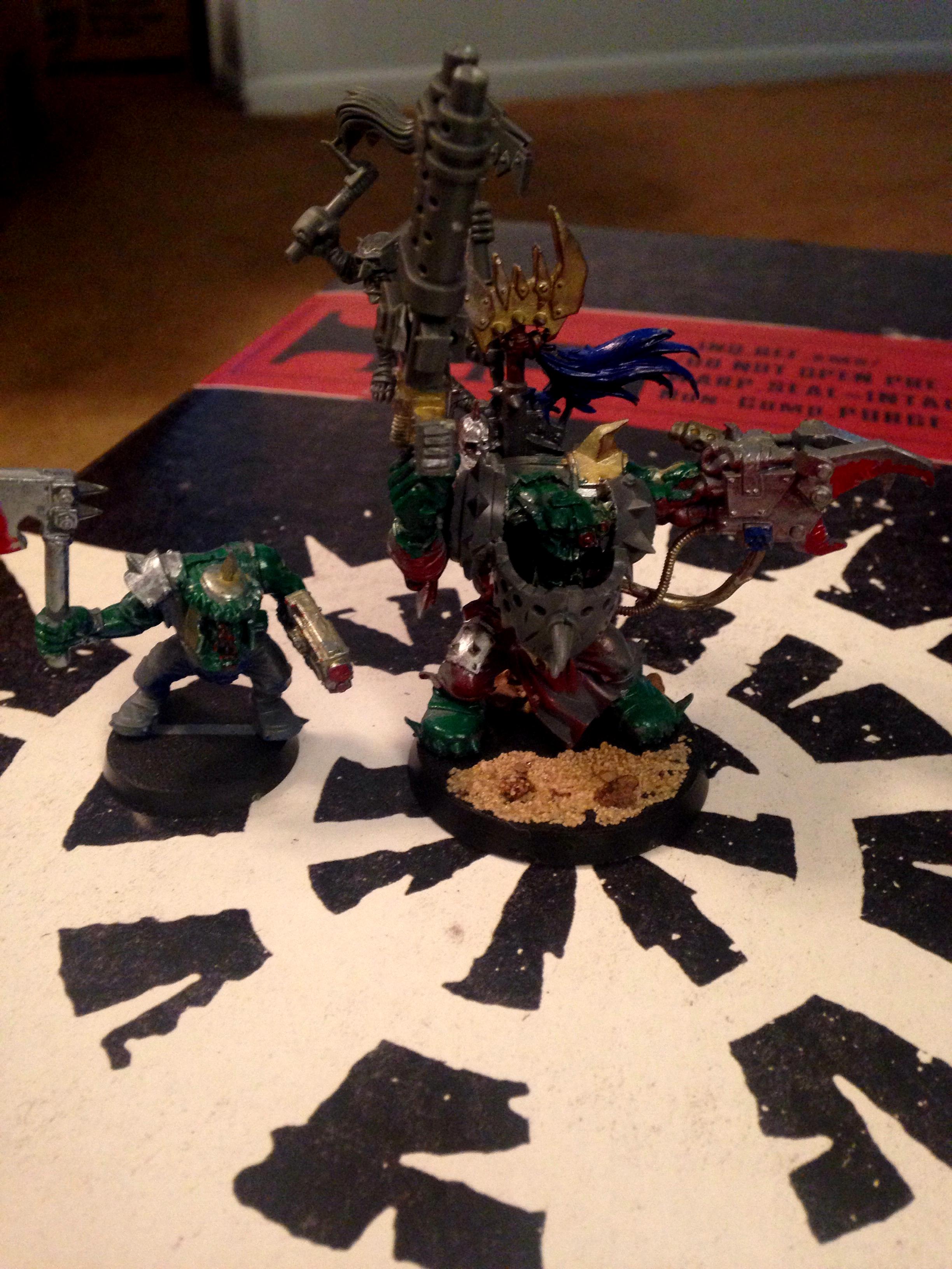 Assault On Black Reach, Orks, Warboss, Warhammer 40,000, Work In Progress