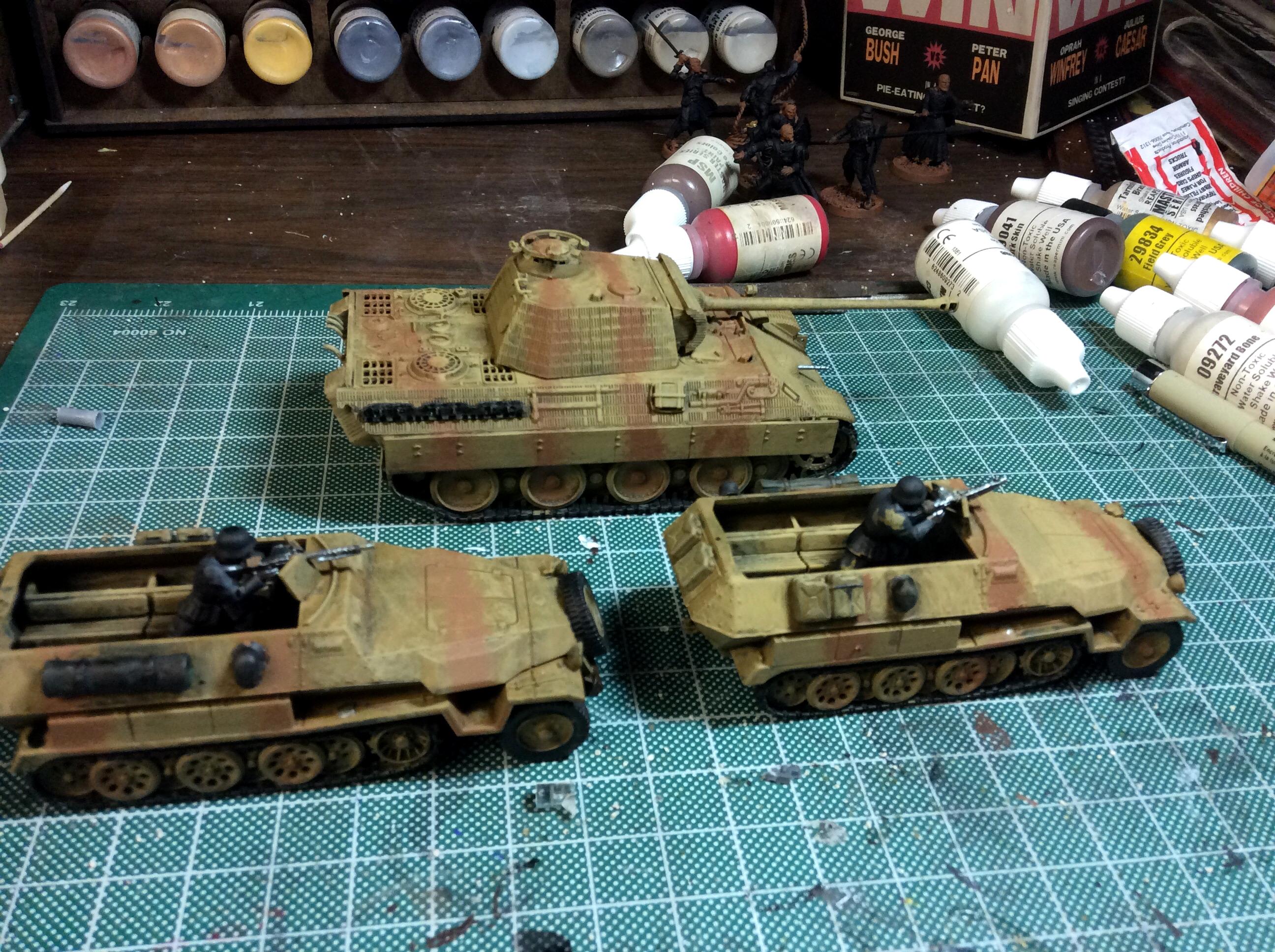 Bolt Action, Germans, Half-track, Hanomag, Panther