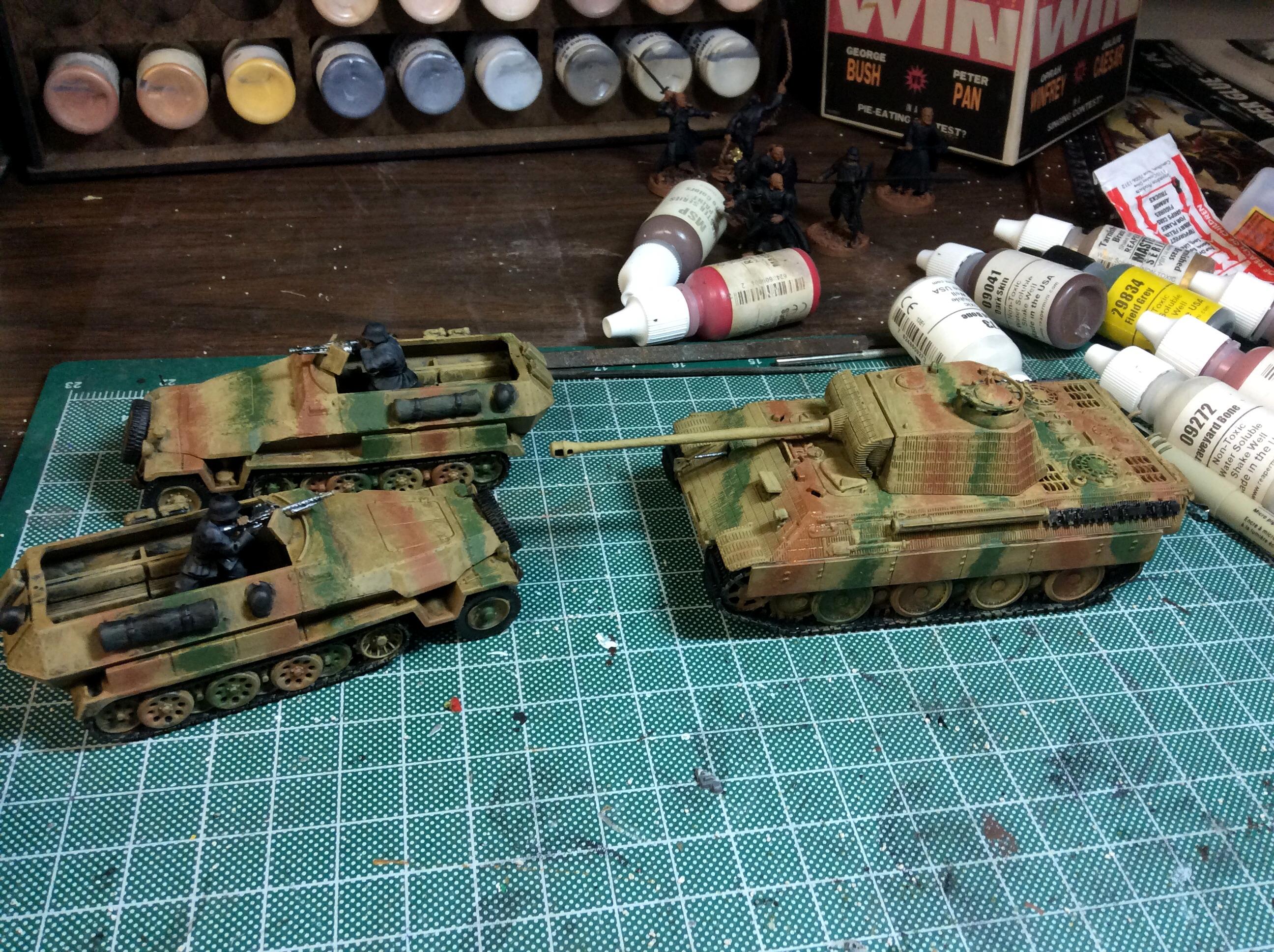 Bolt Action, Germans, Half-track, Hanomag, Panther