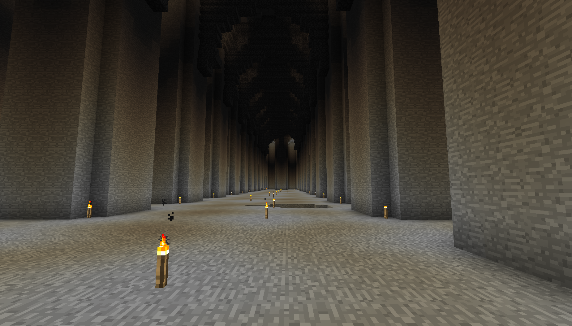 Minecraft, Along the gallery