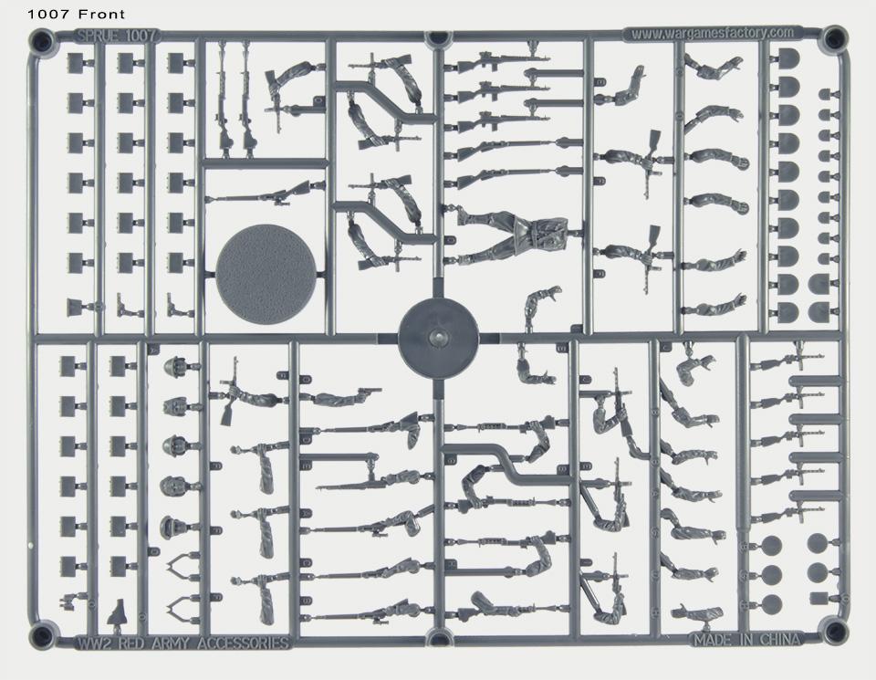 Red Army, Russians, Sprue, Survivor, Wargames Factory