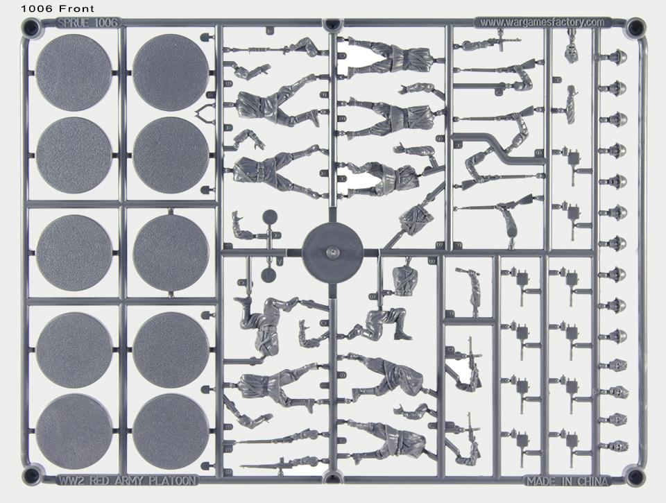 Red Army, Russians, Sprue, Survivor, Wargames Factory