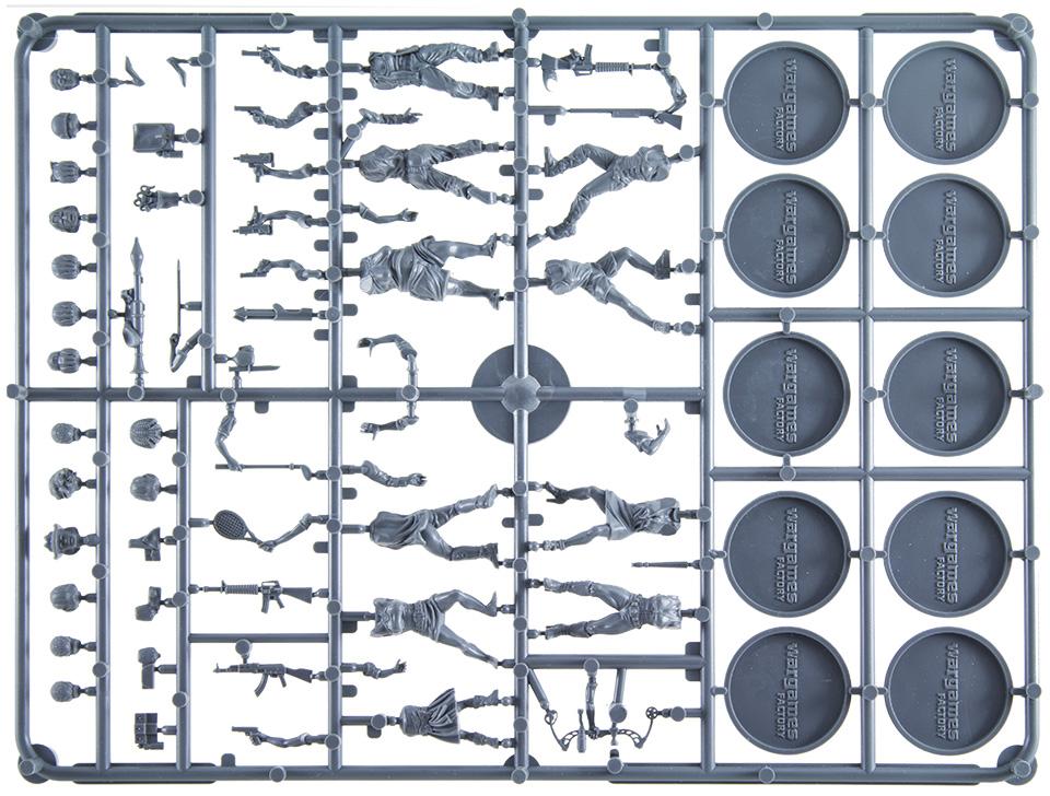 Red Army, Russians, Sprue, Survivor, Wargames Factory