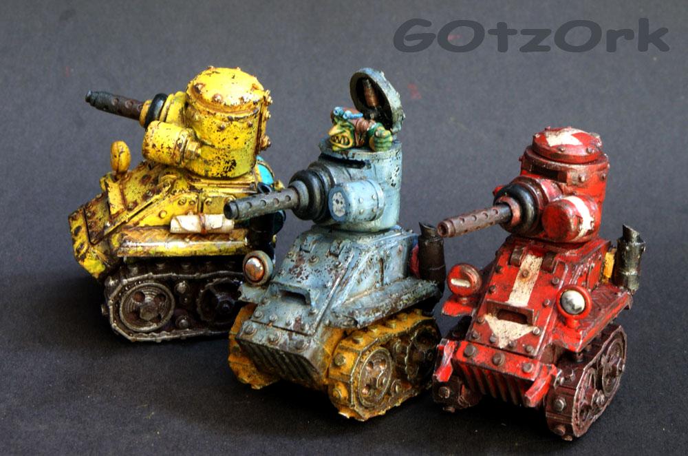 Gotzork, Gretchin, Grots, Kit, Orks, Tank, Wargame, Wk40